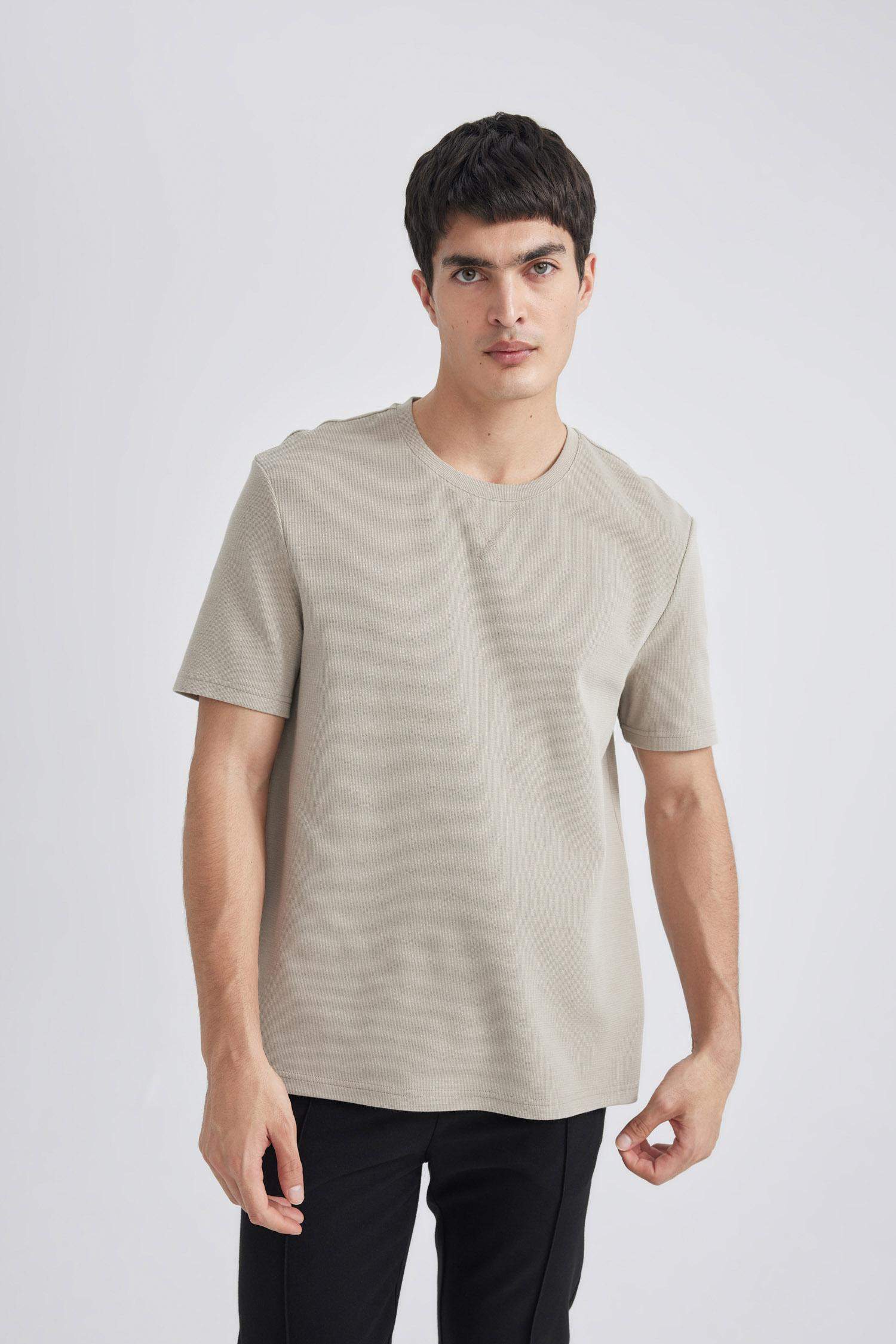Regular Fit Crew Neck Short Sleeve T-Shirt