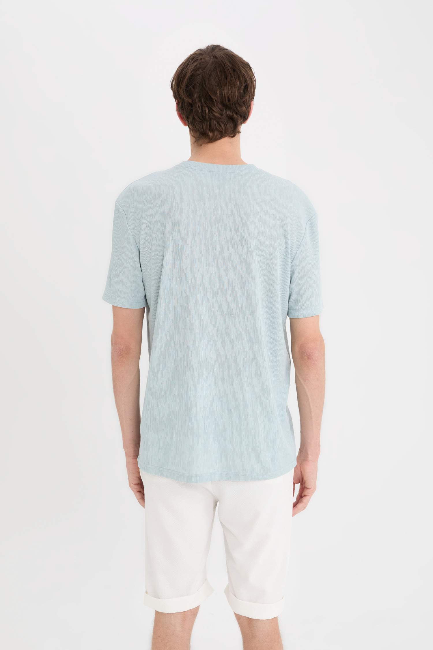 تيشيرت نص ردن قصة عادية بياخة مستديرة