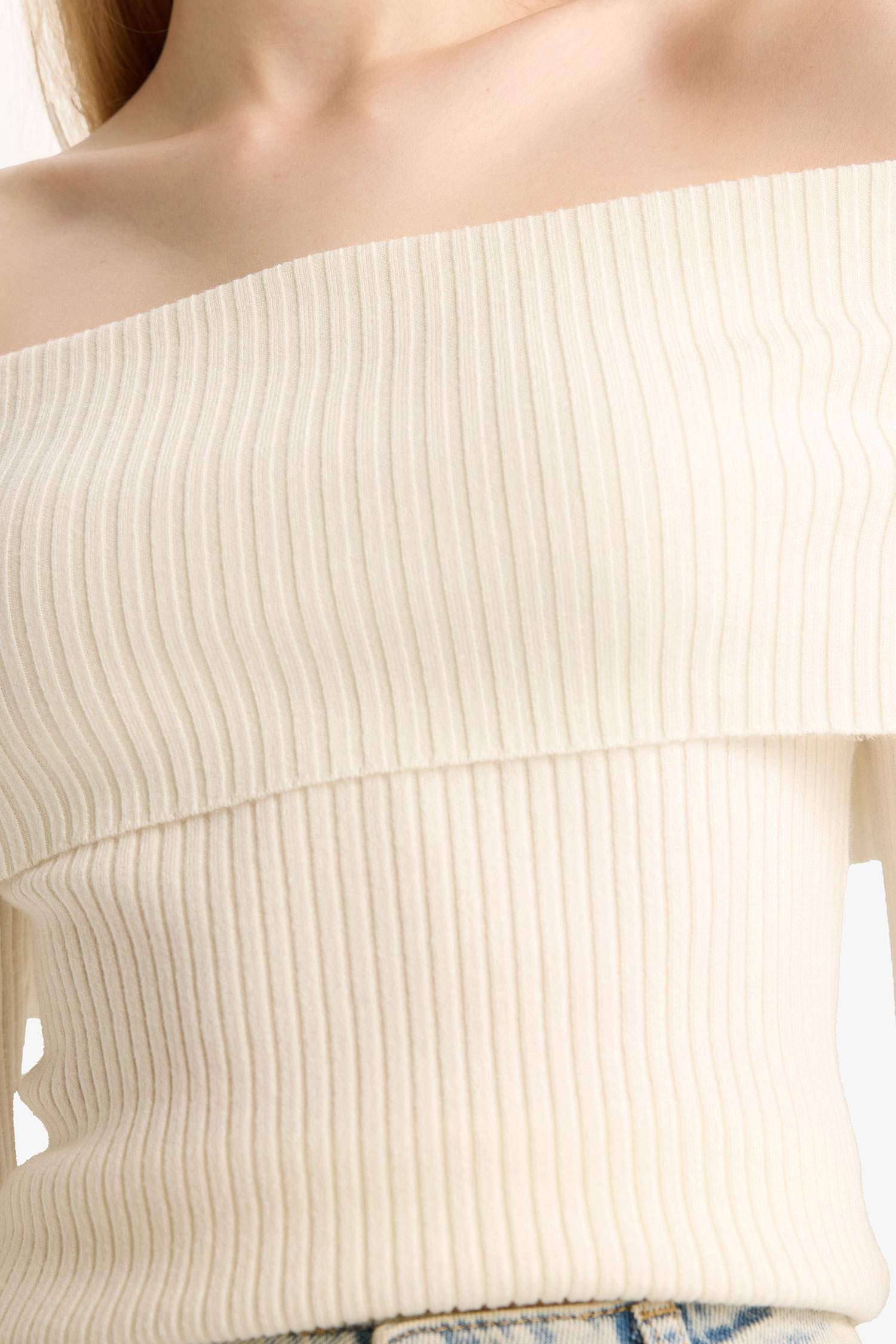 Coool слим пішімі бардо жаға трикотаж Пулловер