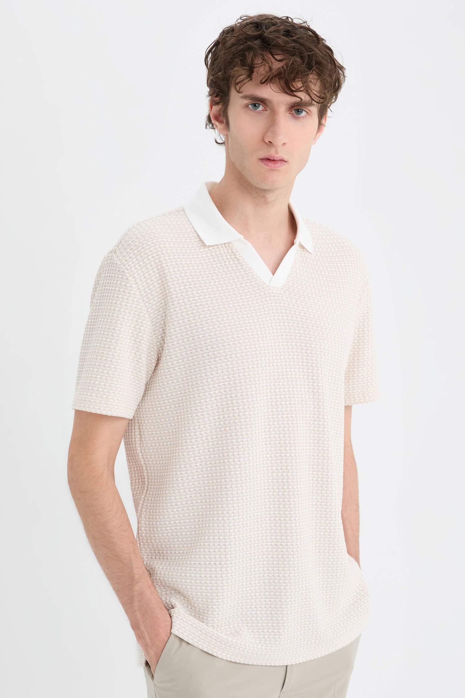 Regular Fit Polo Yaka Kısa Kollu Tişört