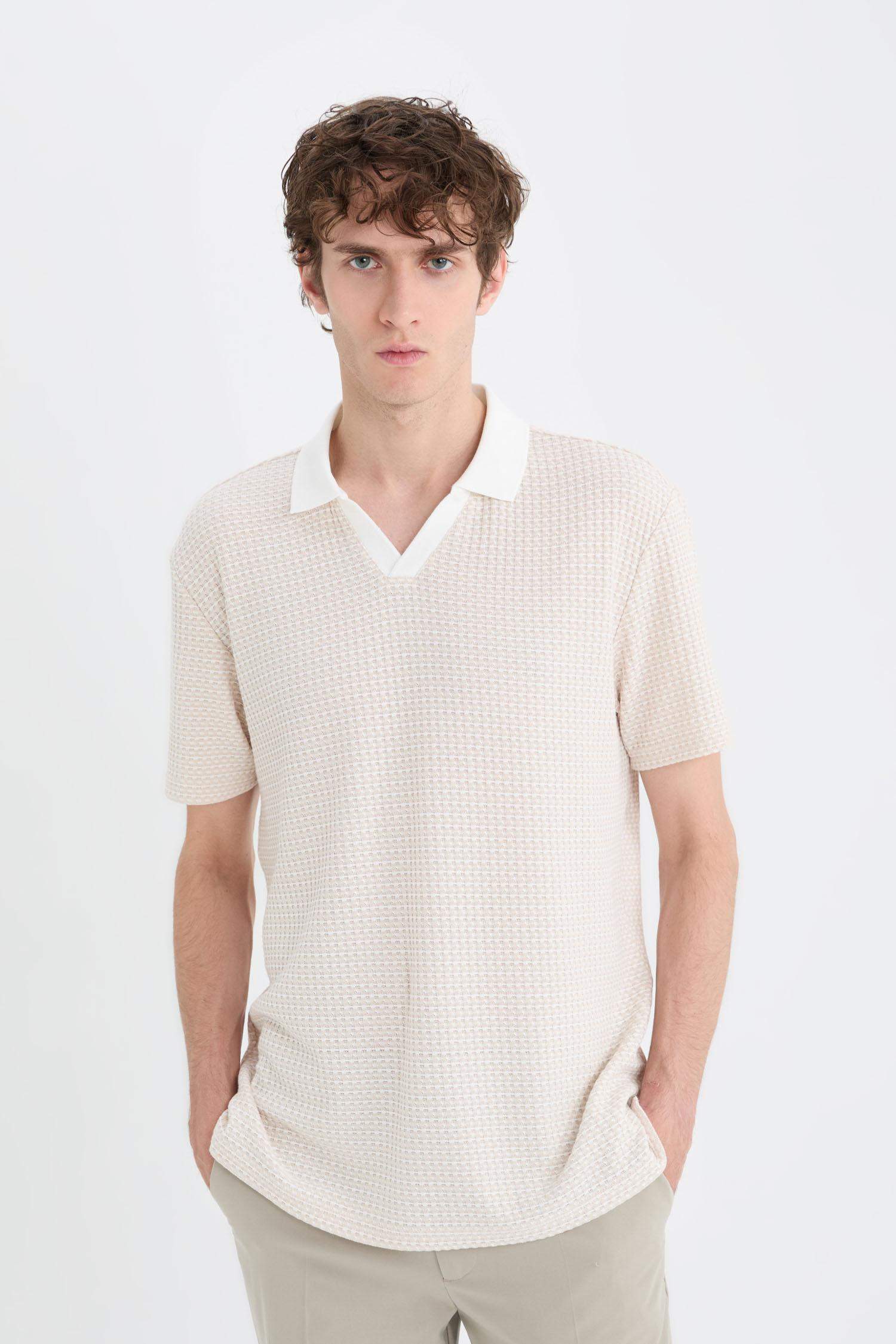 Regular Fit Polo Yaka Kısa Kollu Tişört