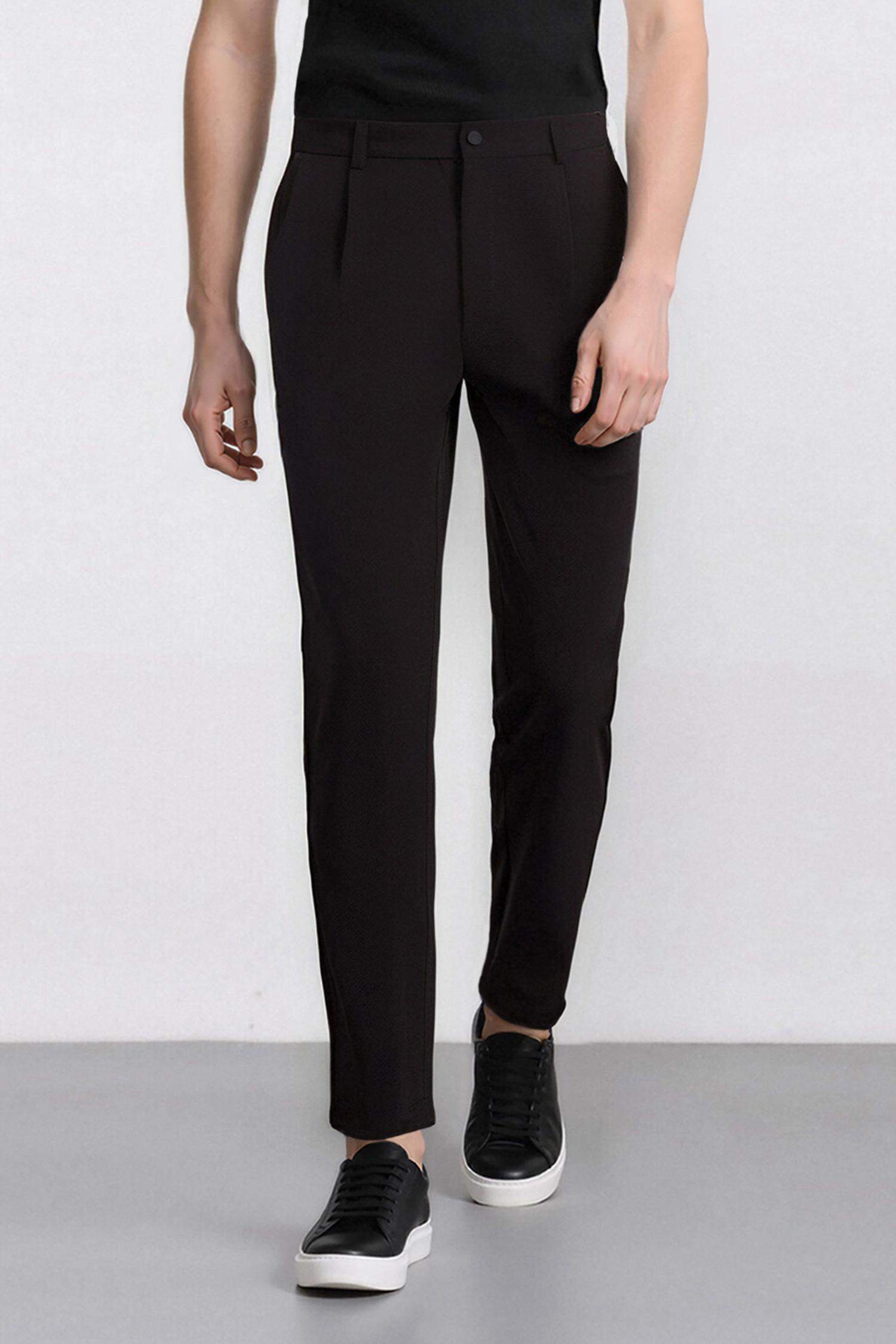 Jogger Düz Paça Her Yöne Esneyen Yazlık Kumaş Pantolon