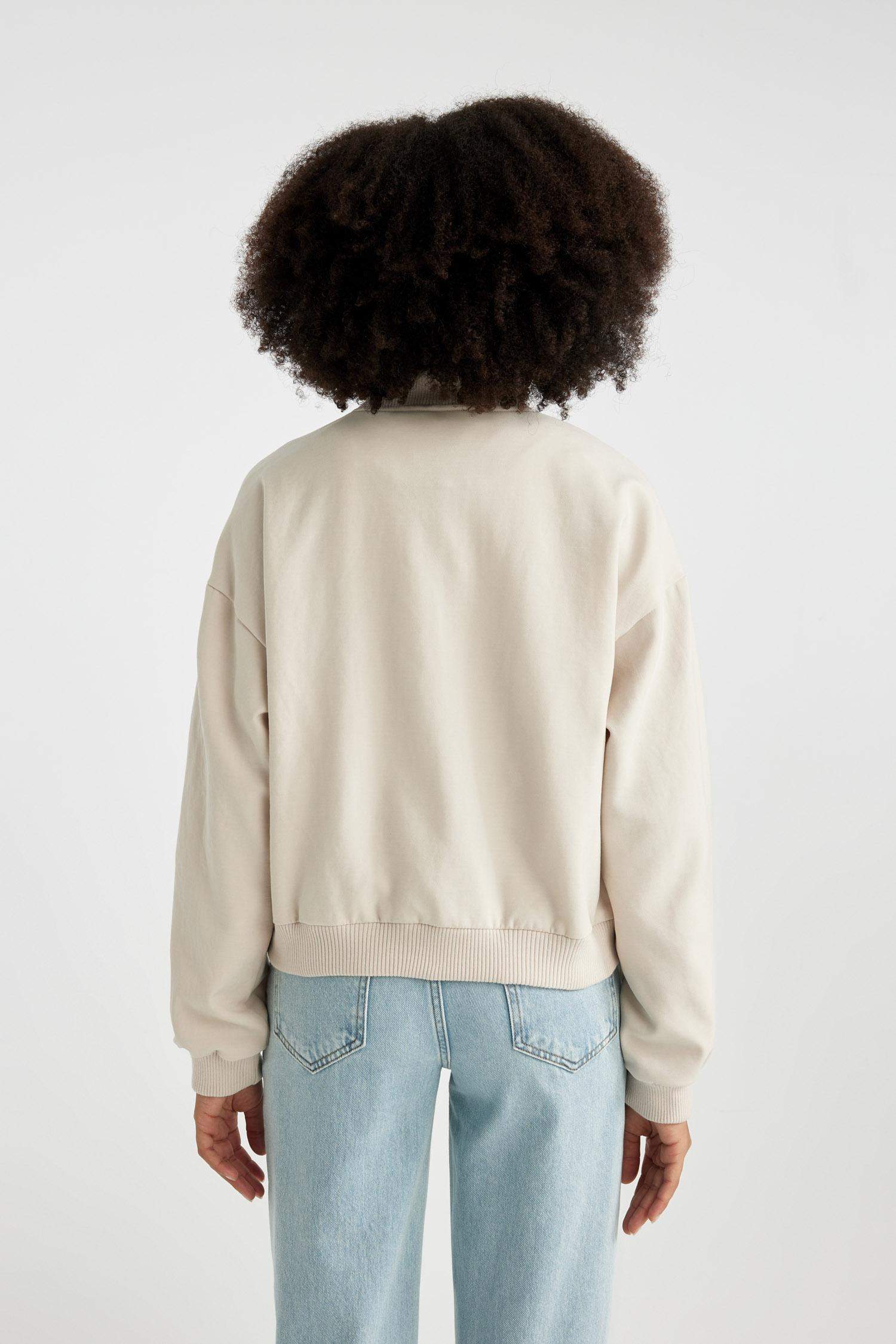 جاكيت بومبر بياقة كوليج