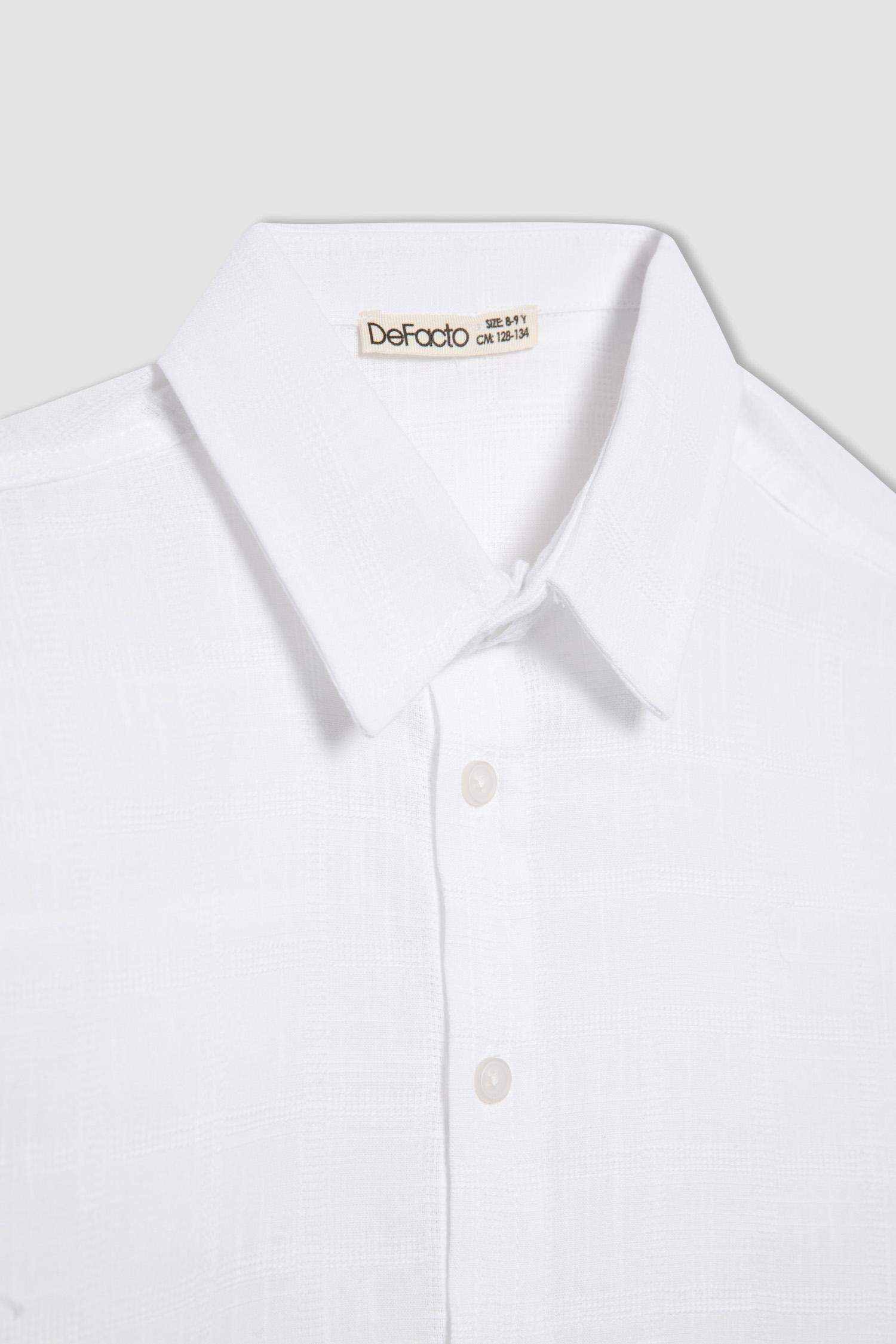 Erkek Çocuk Polo Yaka Uzun Kollu Gömlek