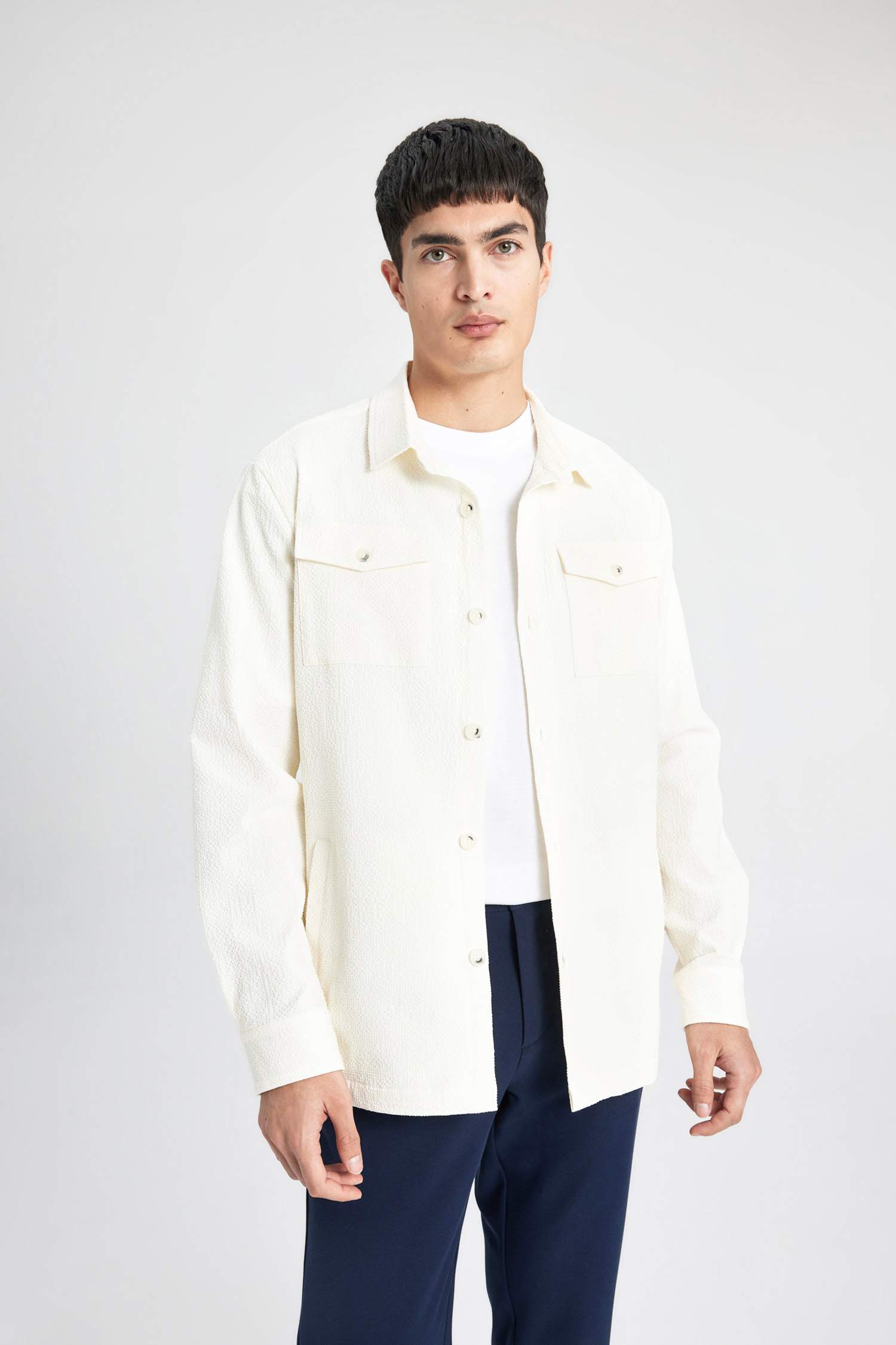 Куртка-рубашка стандартного кроя