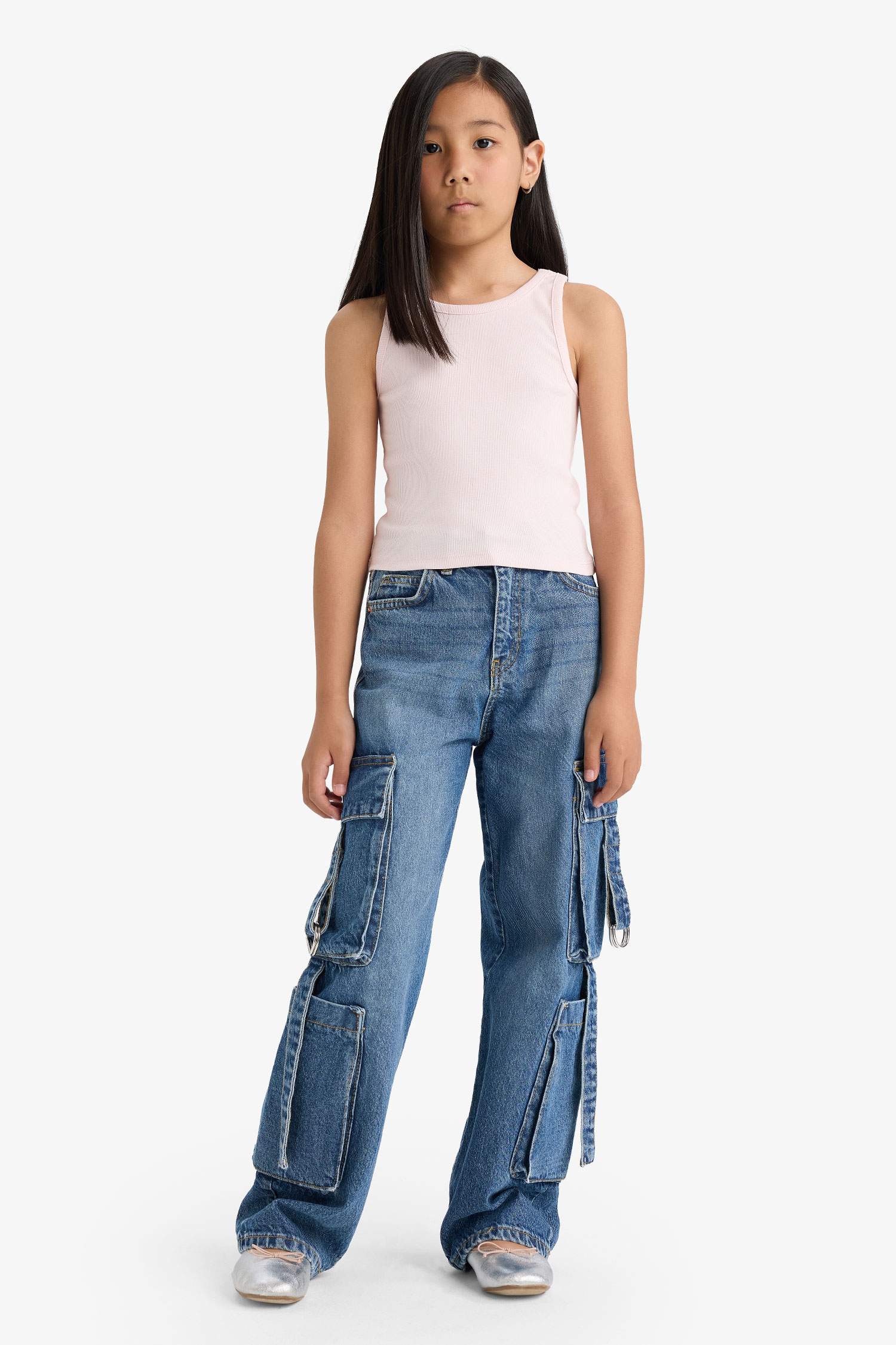 فانيلة بناتي سليم فيت بطبعة طائرة - قطعتين