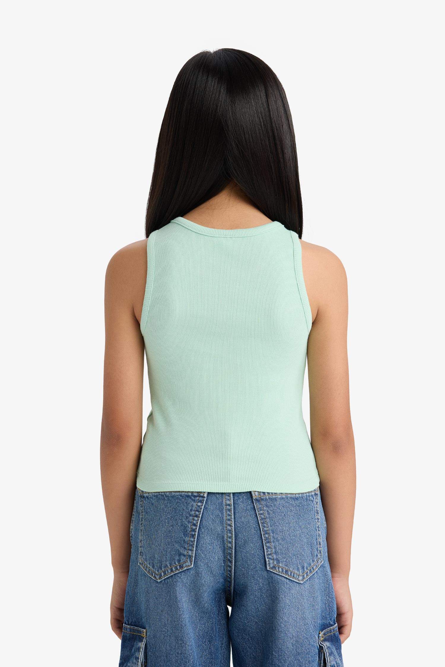 فانيلة بناتي سليم فيت بطبعة طائرة - قطعتين