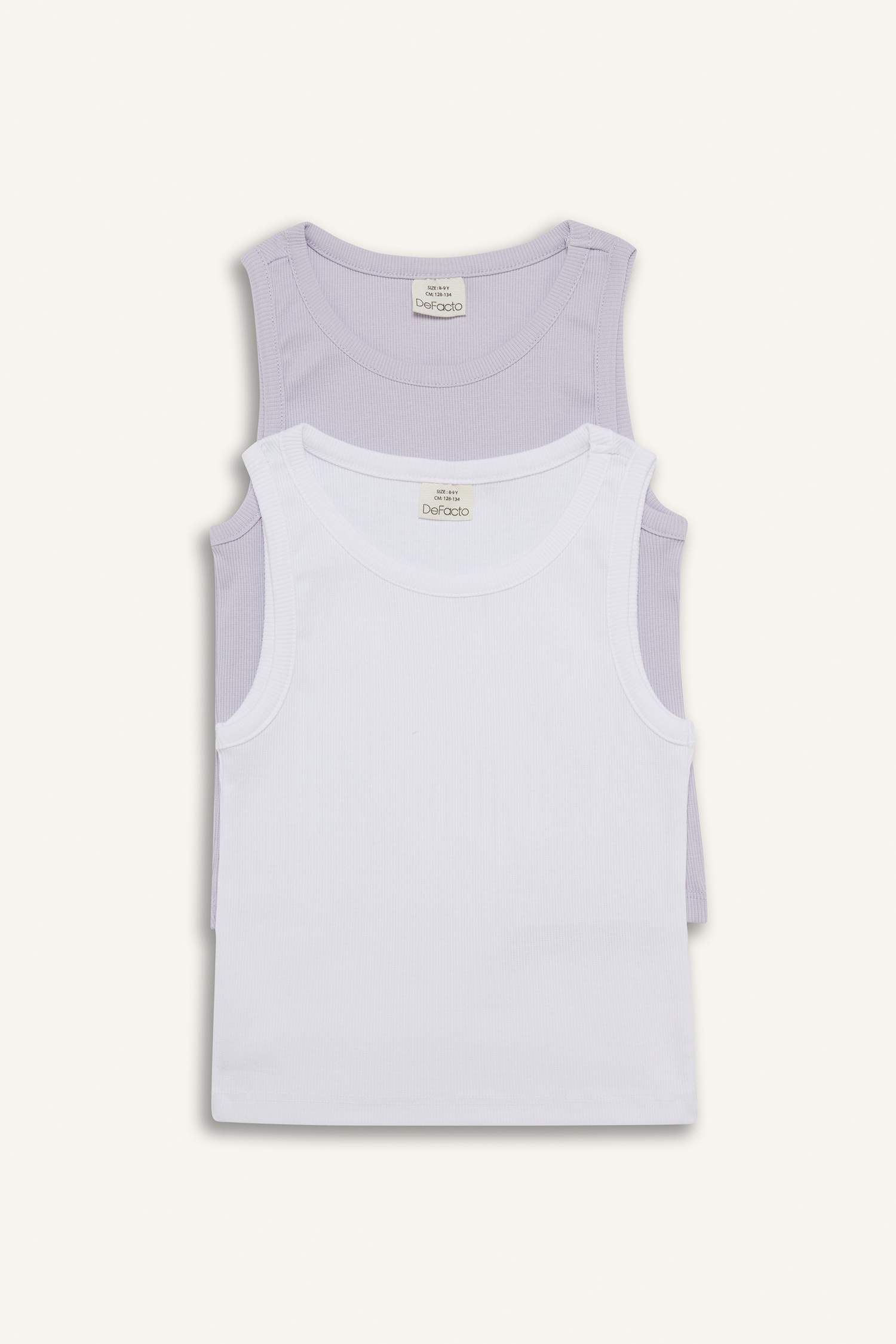 Girl Crew Neck Airplane Printed 2 Piece Undershirts