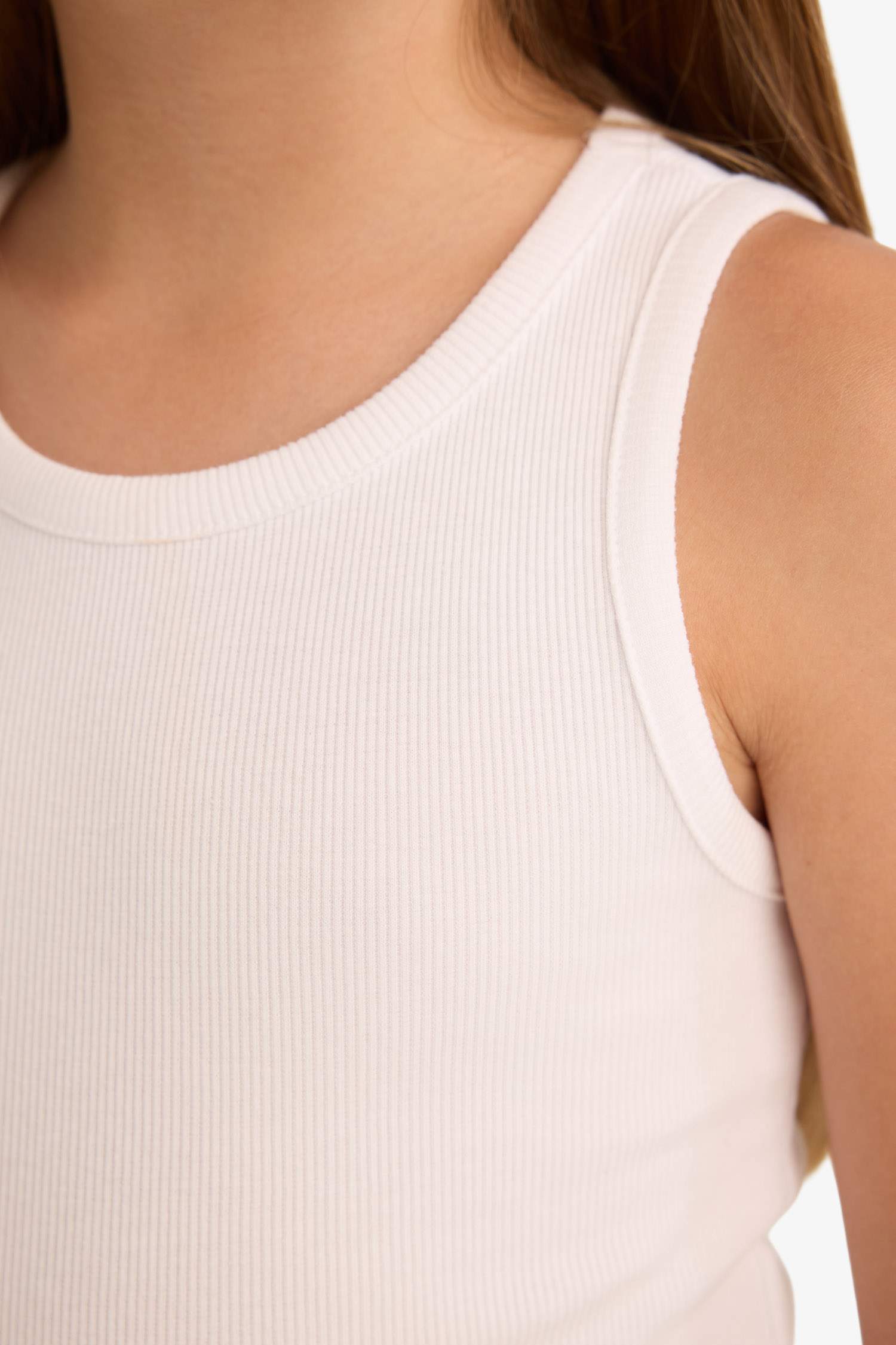 Girl Crew Neck Airplane Printed 2 Piece Undershirts