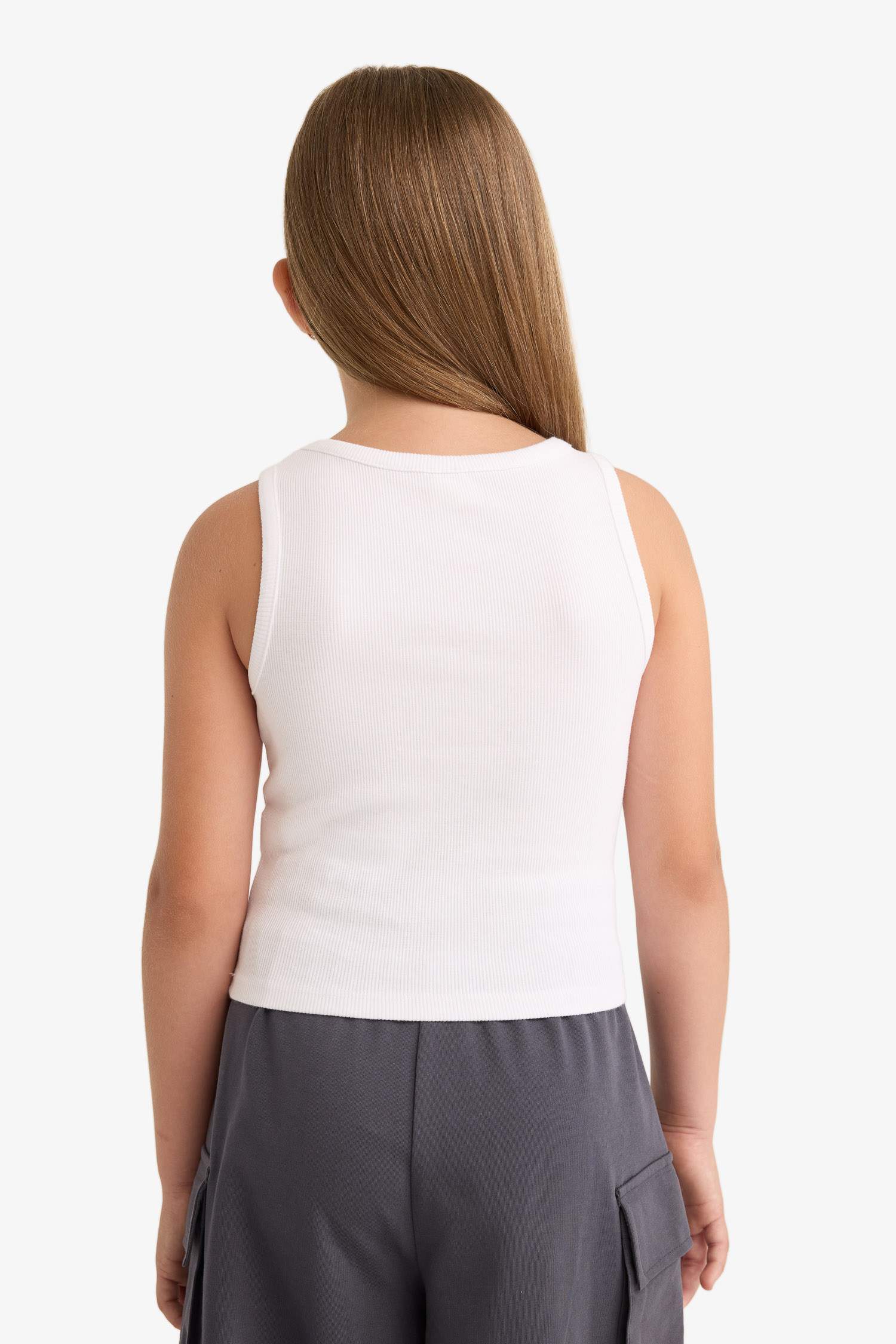 Girl Crew Neck Airplane Printed 2 Piece Undershirts