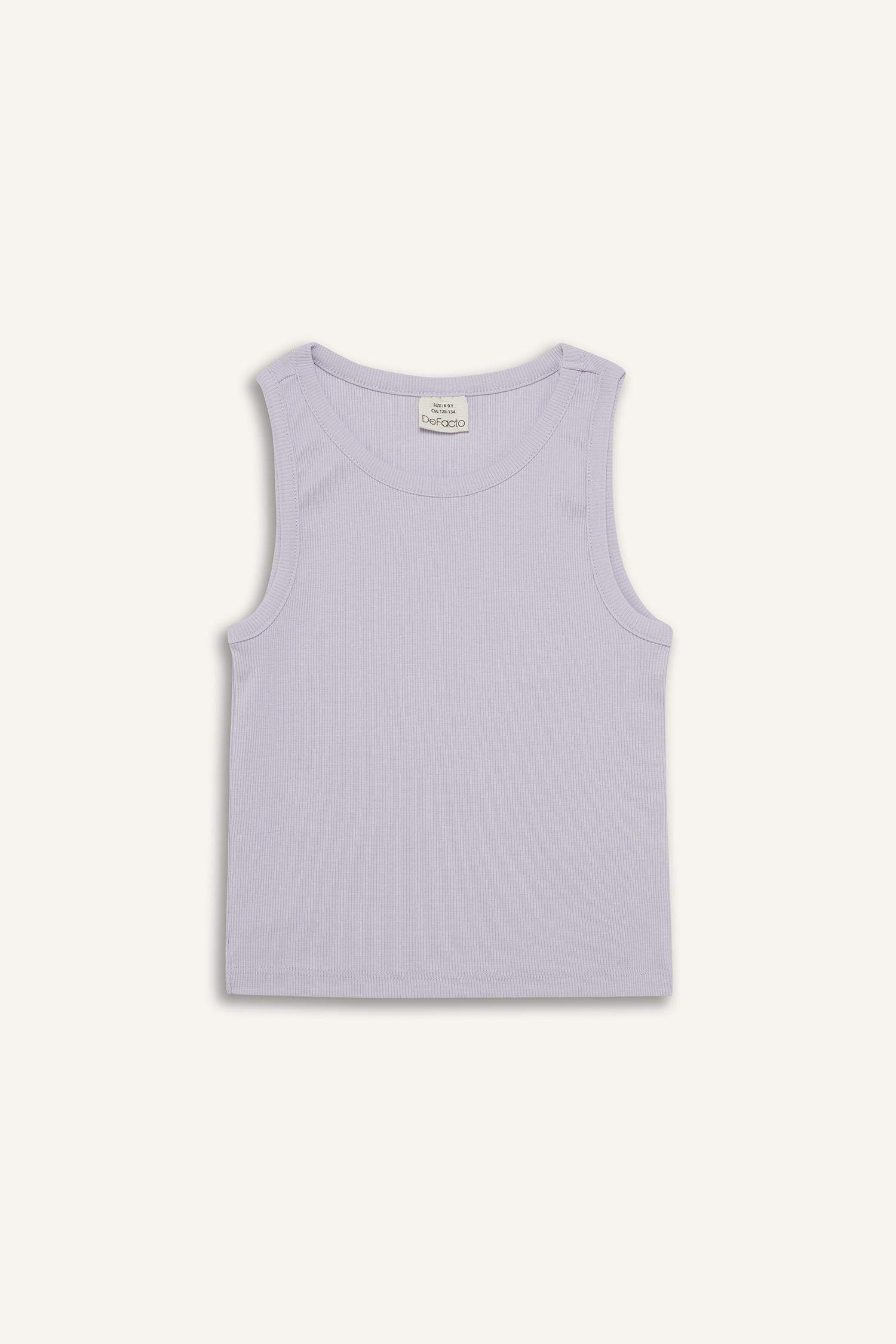 Girl Crew Neck Airplane Printed 2 Piece Undershirts