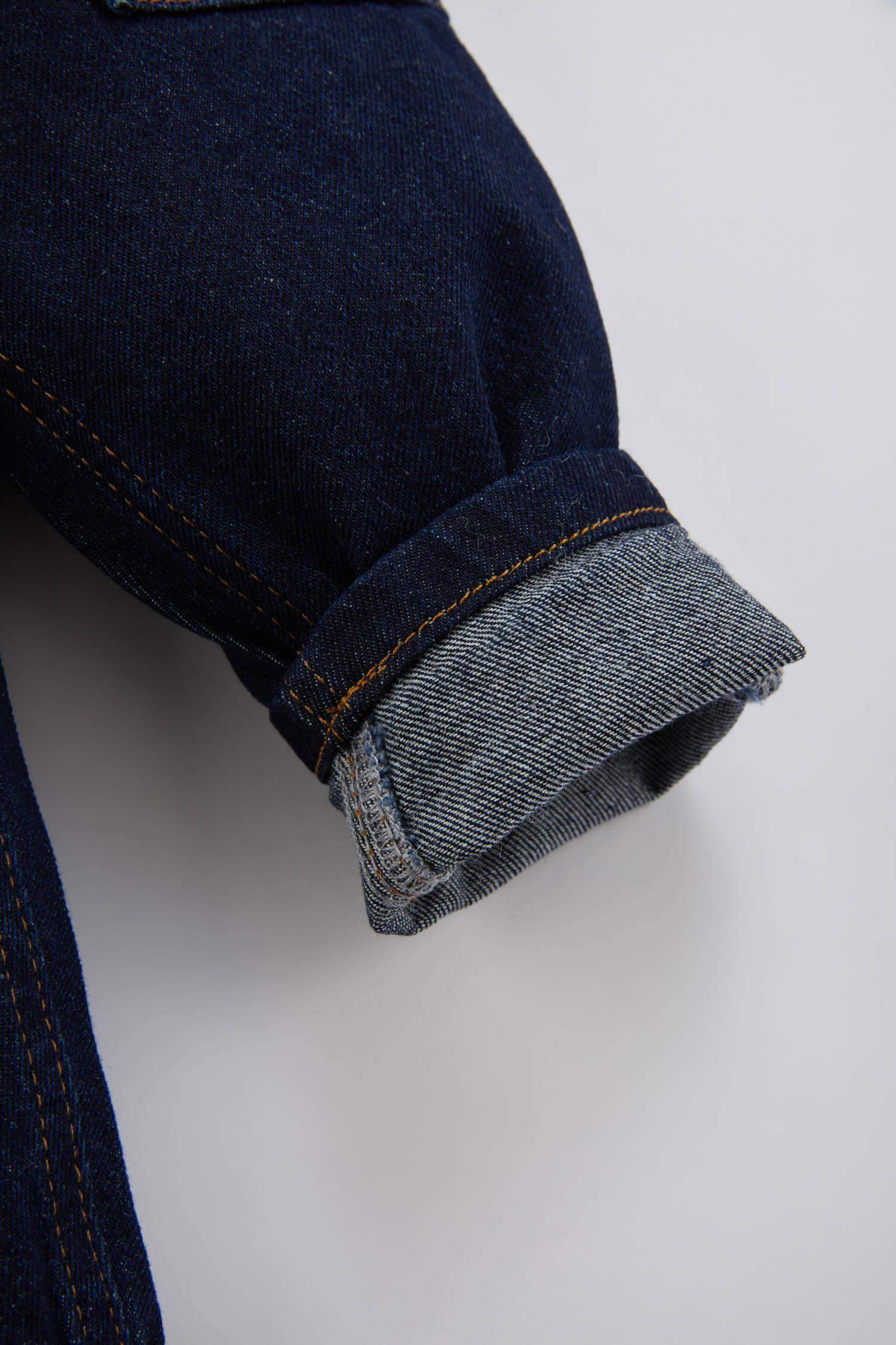 Erkek Bebek Uzun Kollu Jean Tulum