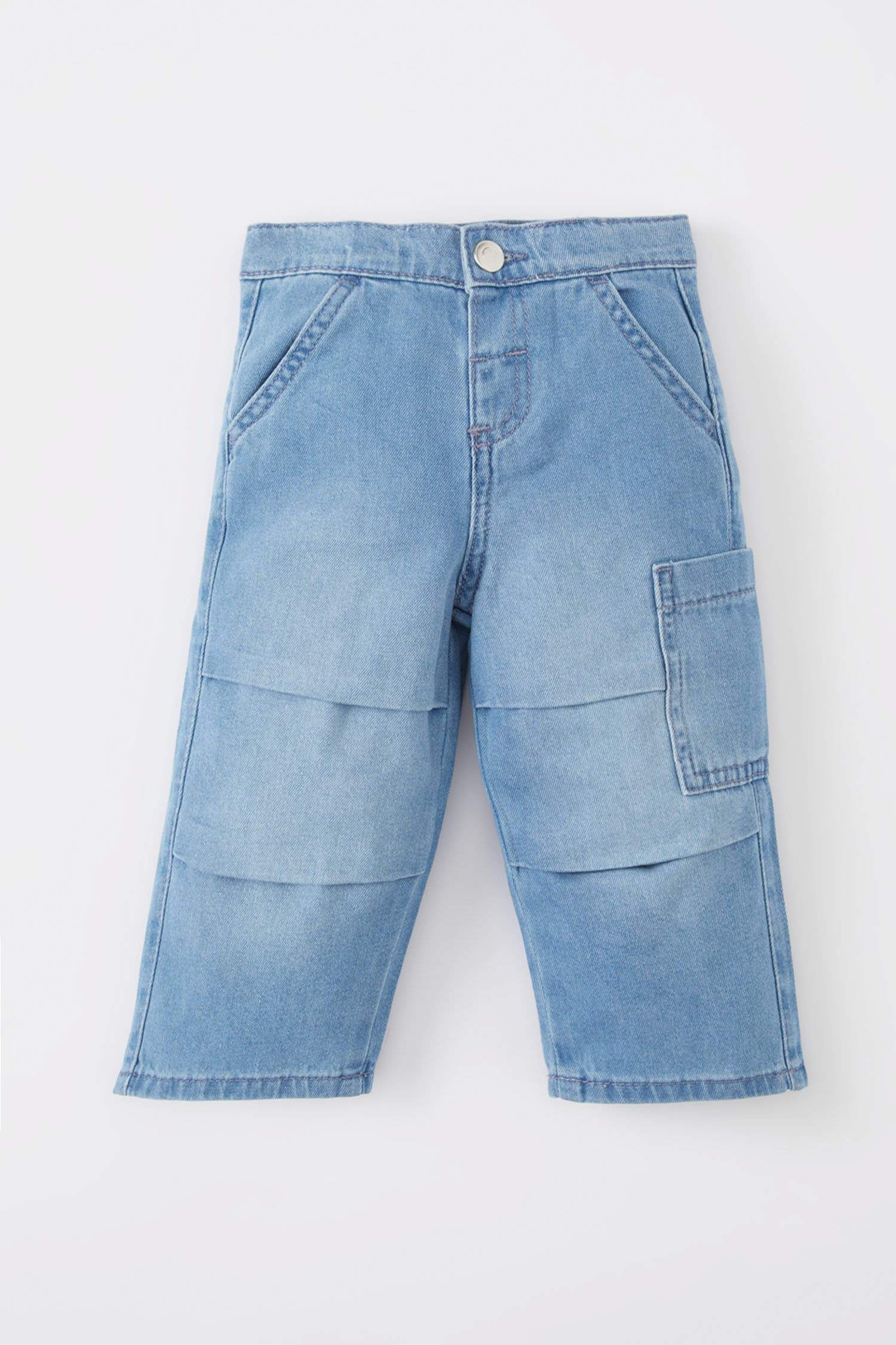 بنطلون جينز بيبي اولادي بيزك قصة عادية بجيب