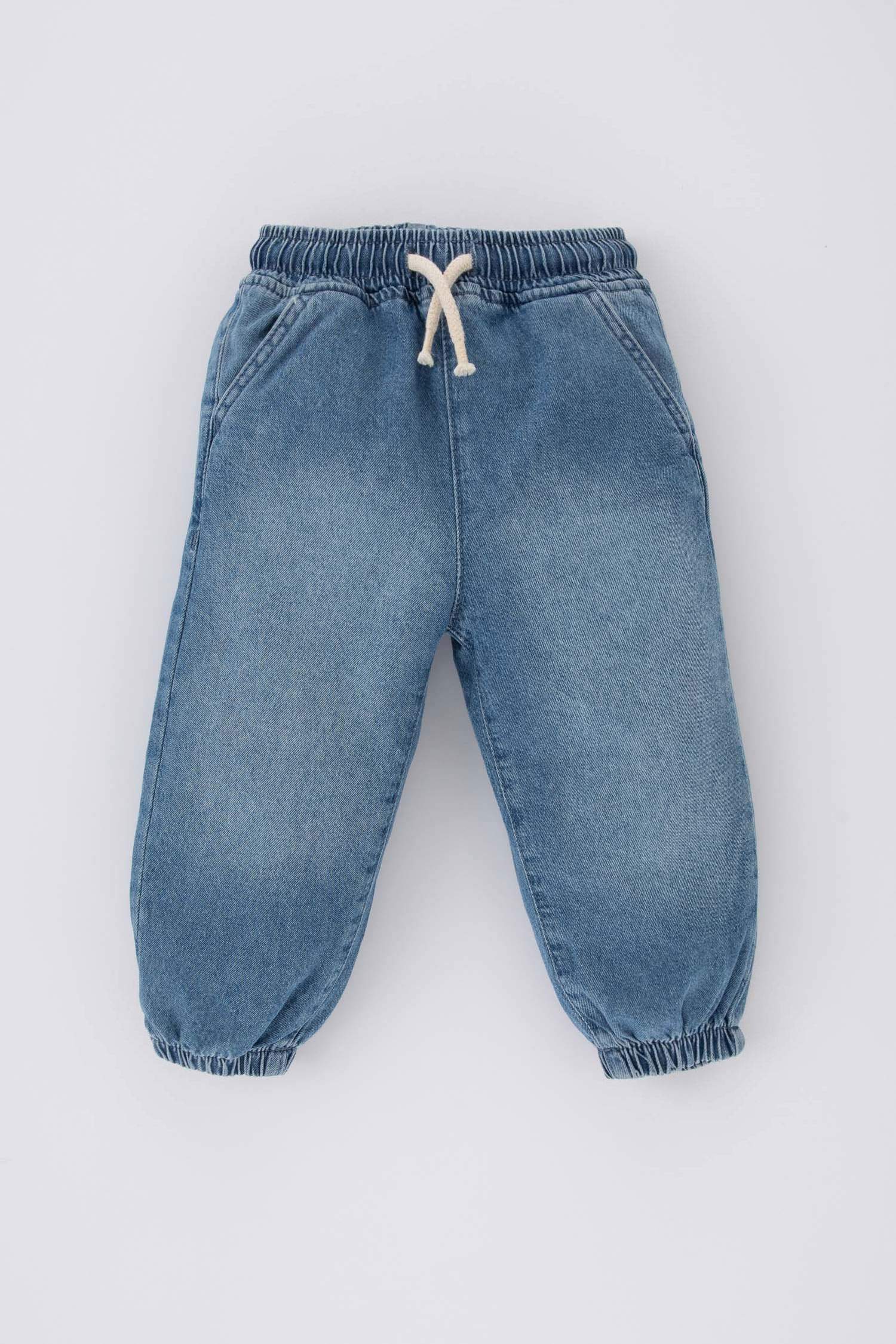 Erkek Bebek Jogger Paça Jean Pantolon