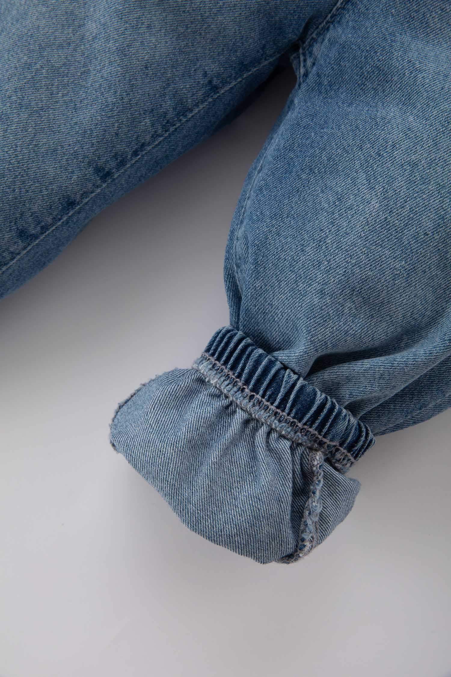 Erkek Bebek Jogger Paça Jean Pantolon