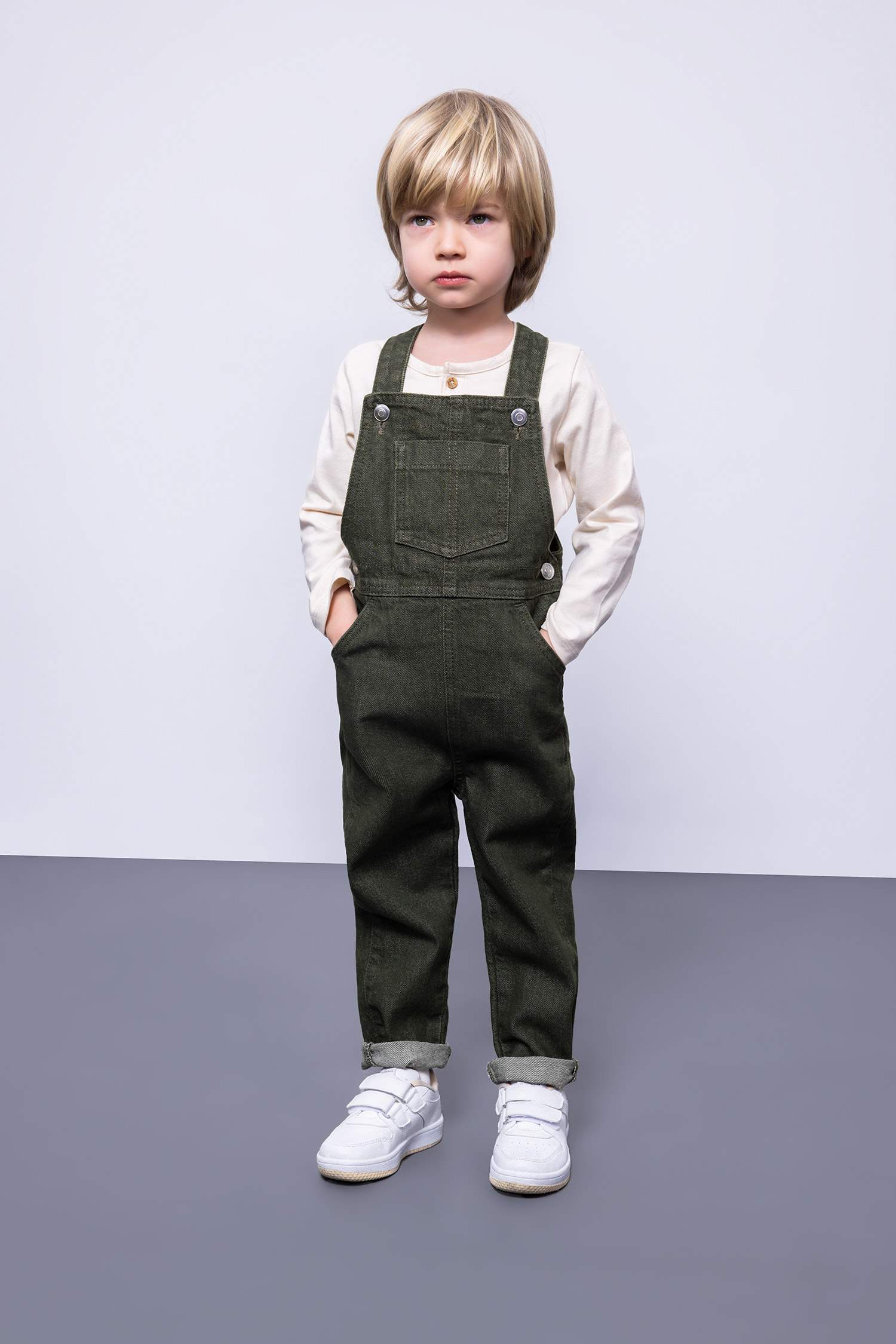 Baby Boy Jean Jumpsuit
