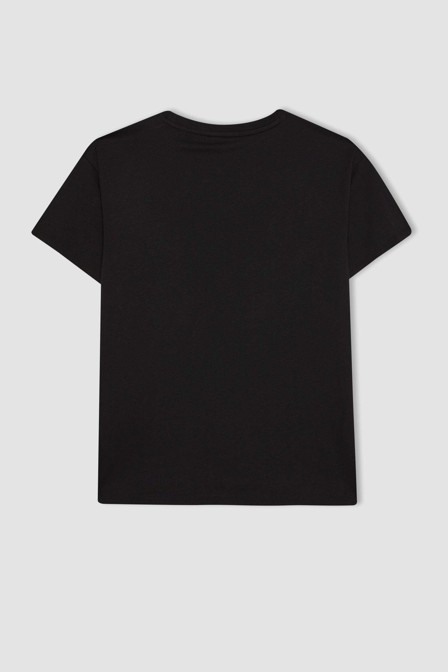 T-Shirt imprimé Coupe Régulière Col Ras Du Cou