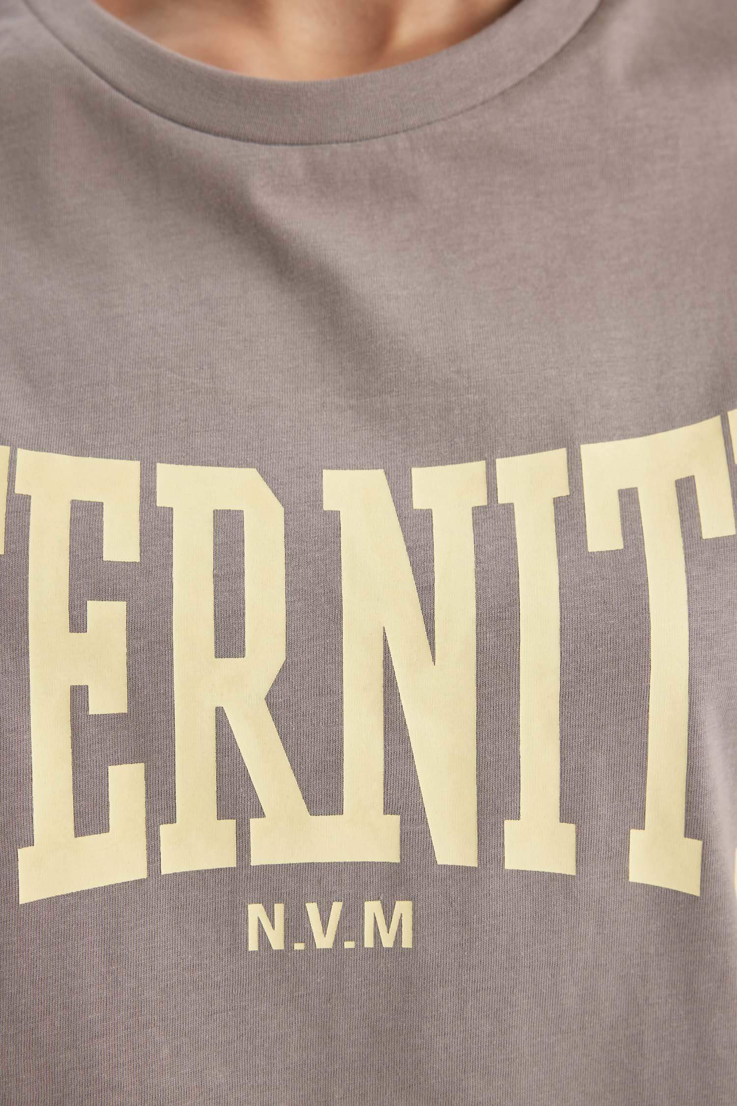 T-Shirt imprimé Coupe Régulière Col Ras Du Cou