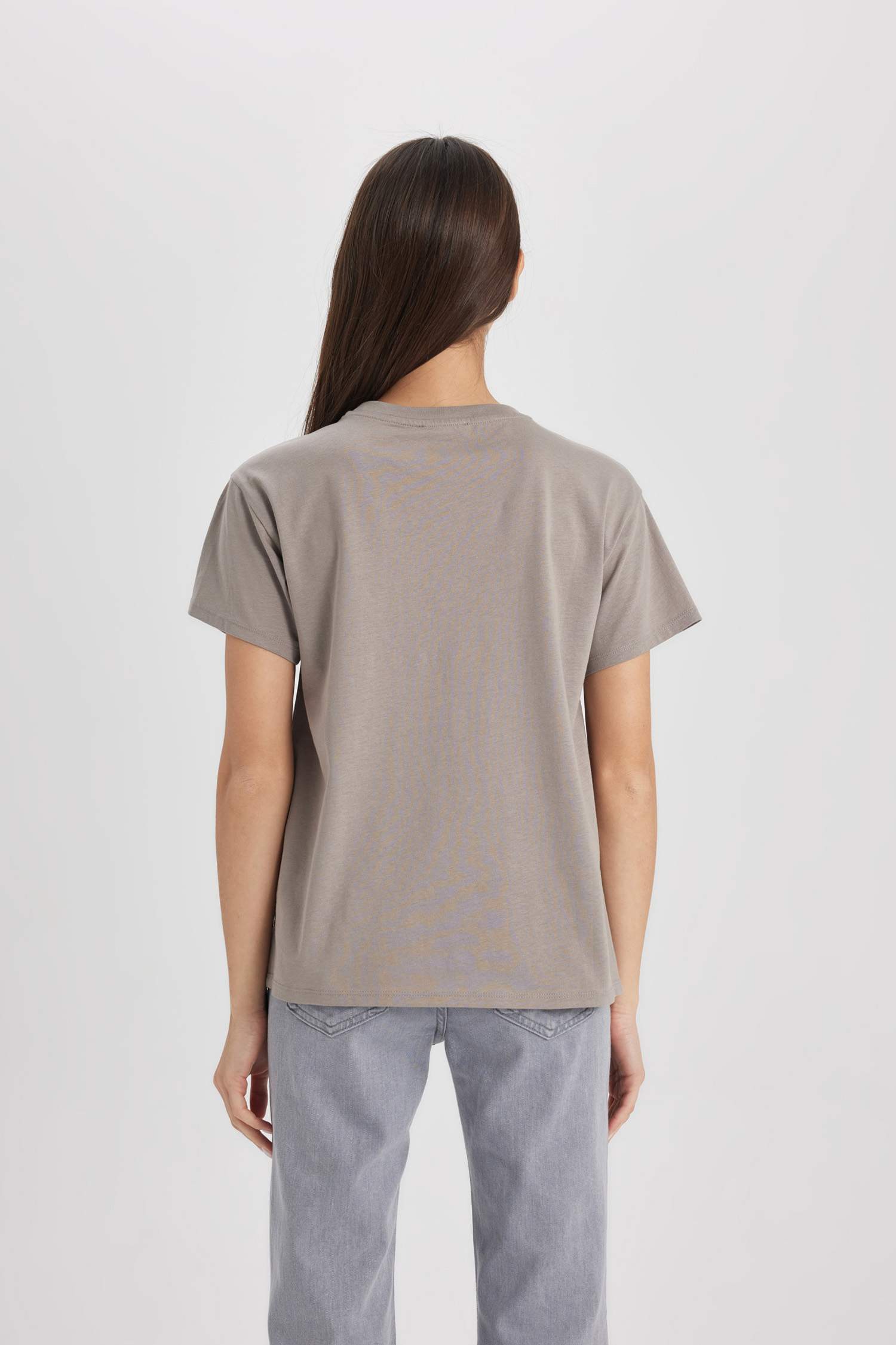 T-Shirt imprimé Coupe Régulière Col Ras Du Cou