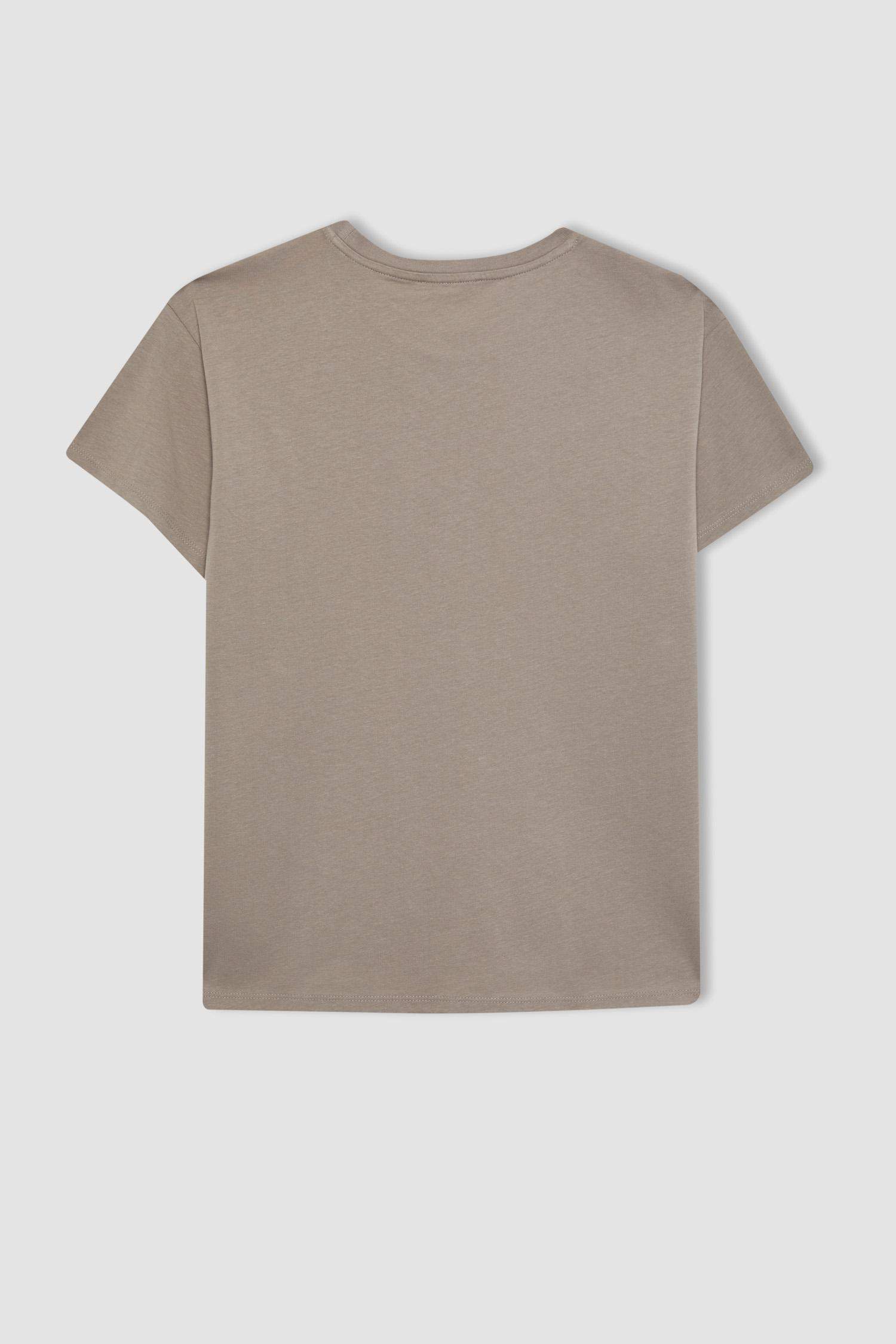 T-Shirt imprimé Coupe Régulière Col Ras Du Cou