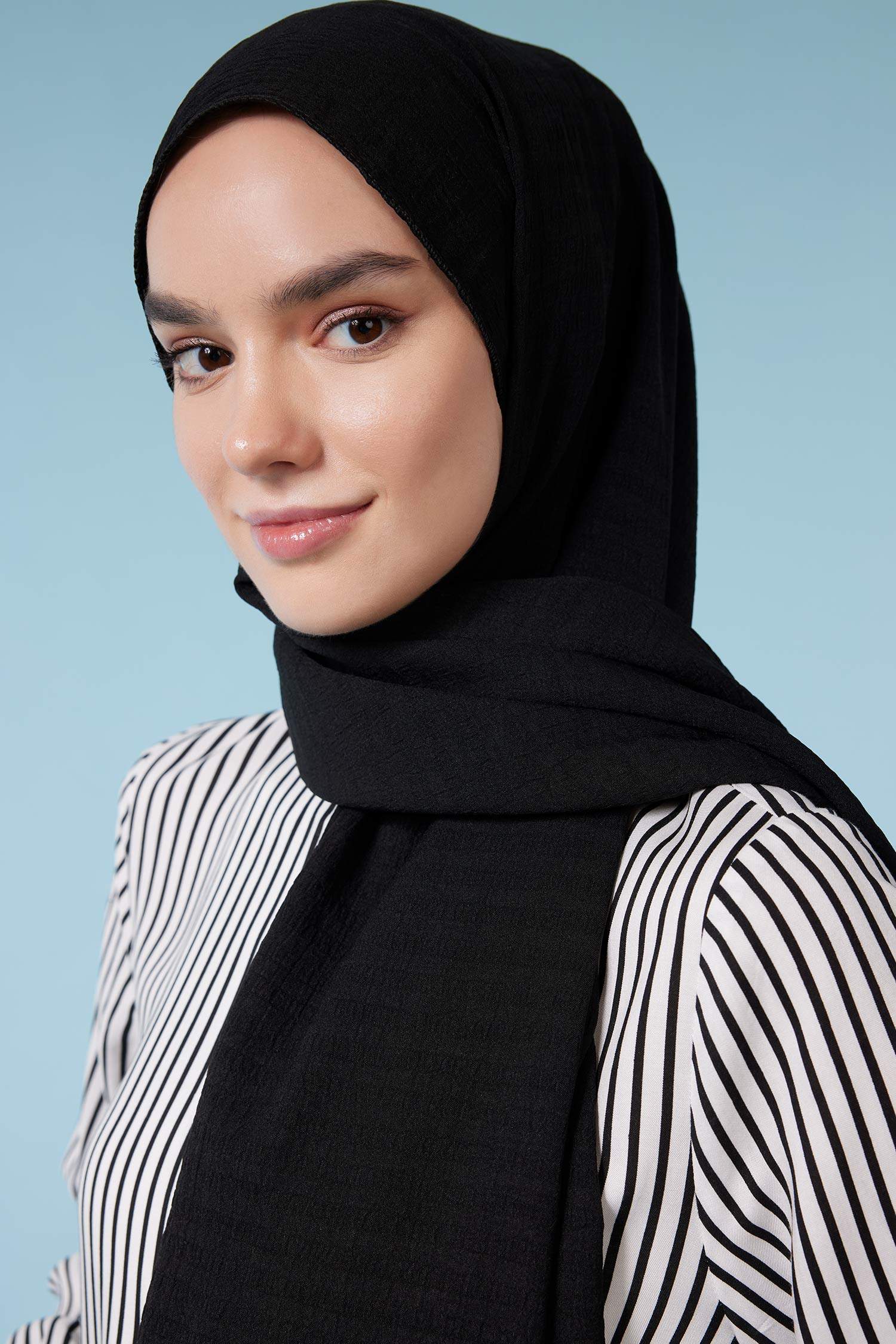 Châle Hijab en coton pour femme