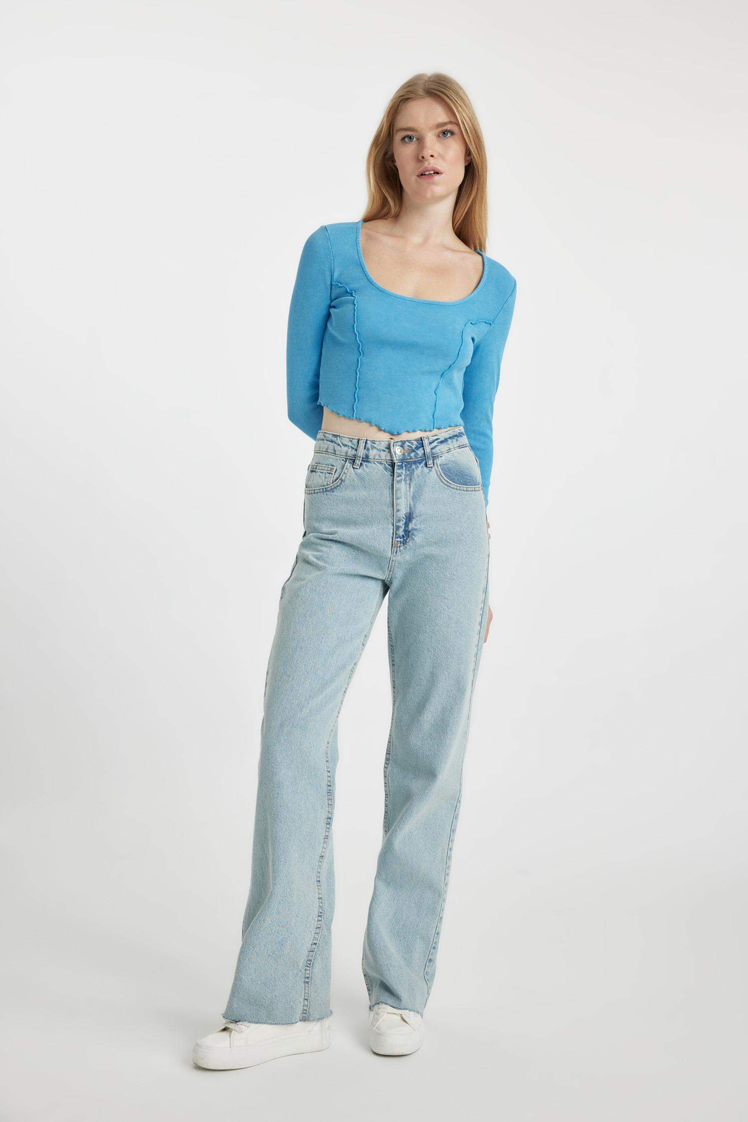 Coool тоқылған Ұзын жеңді футболка