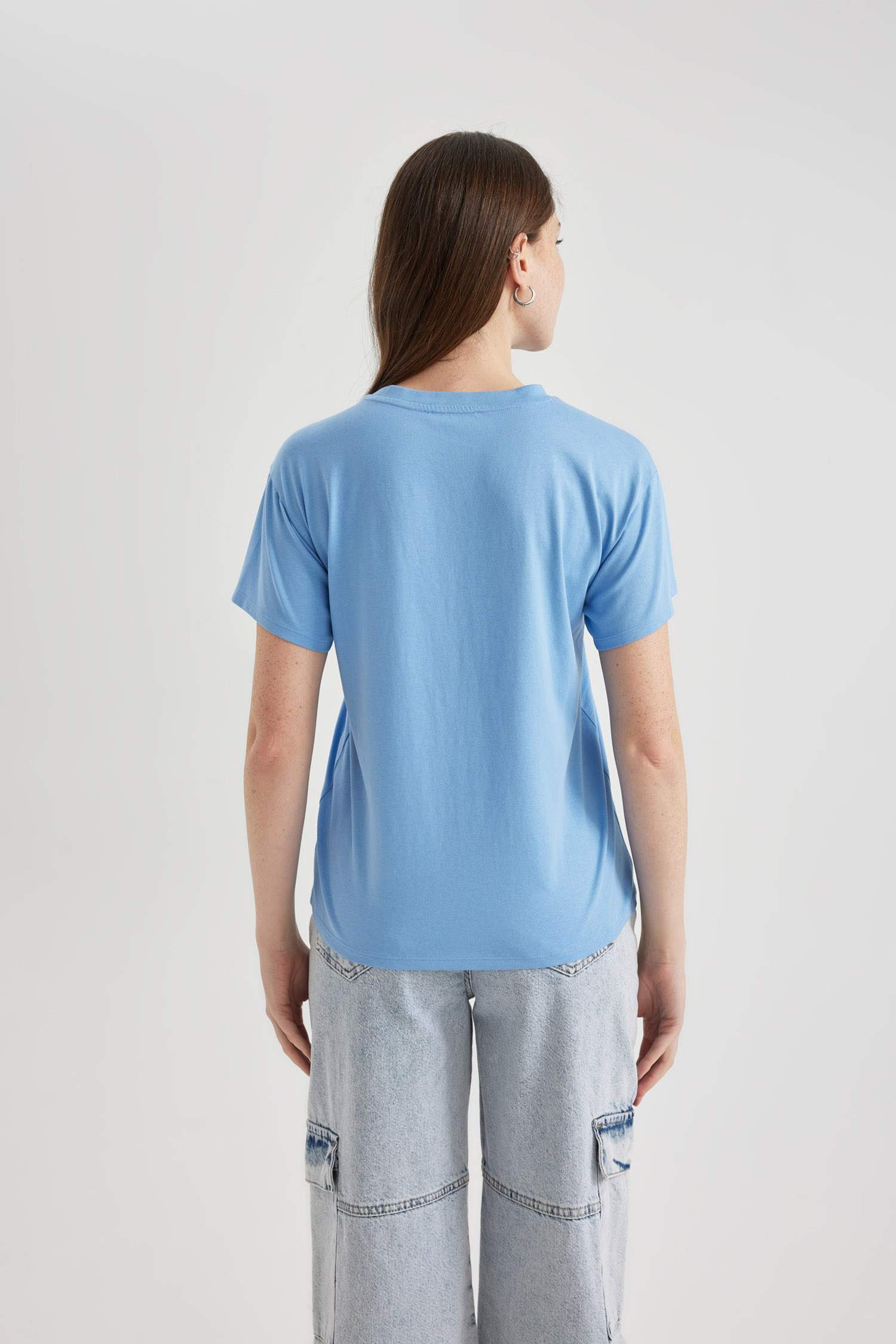 T-Shirt imprimé Coupe Régulière Col Ras Du Cou