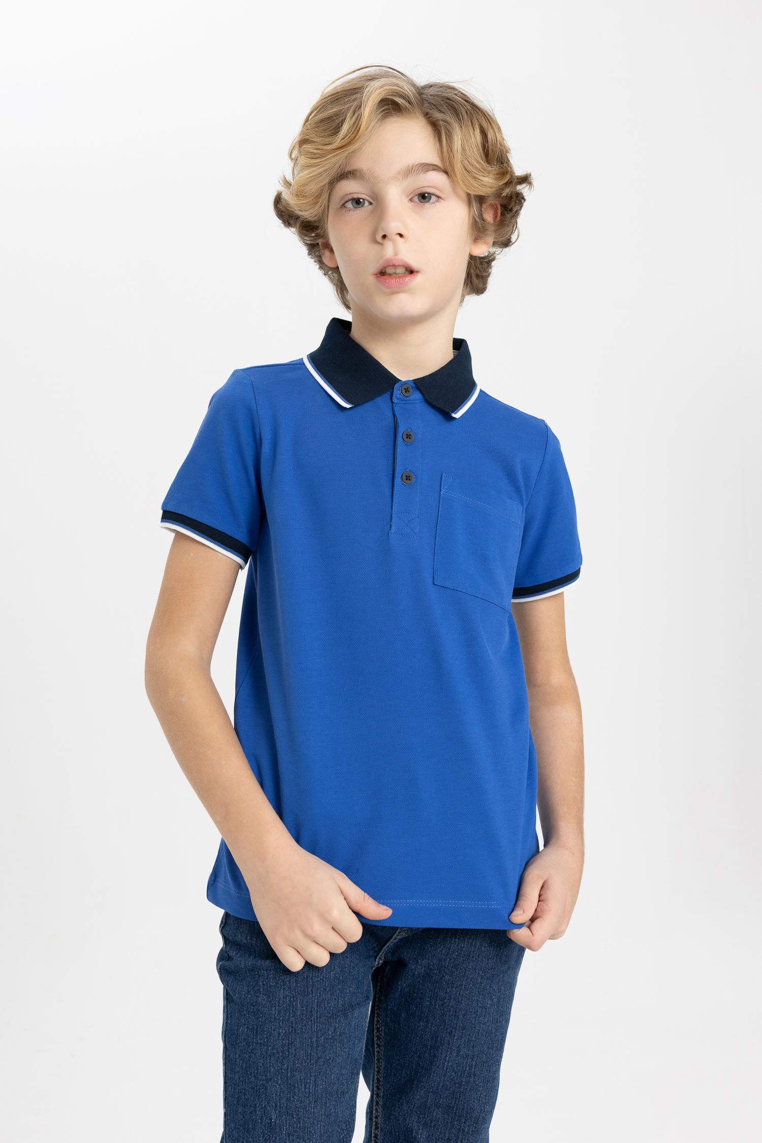 Boy Pique Short Sleeve Polo T-Shirt