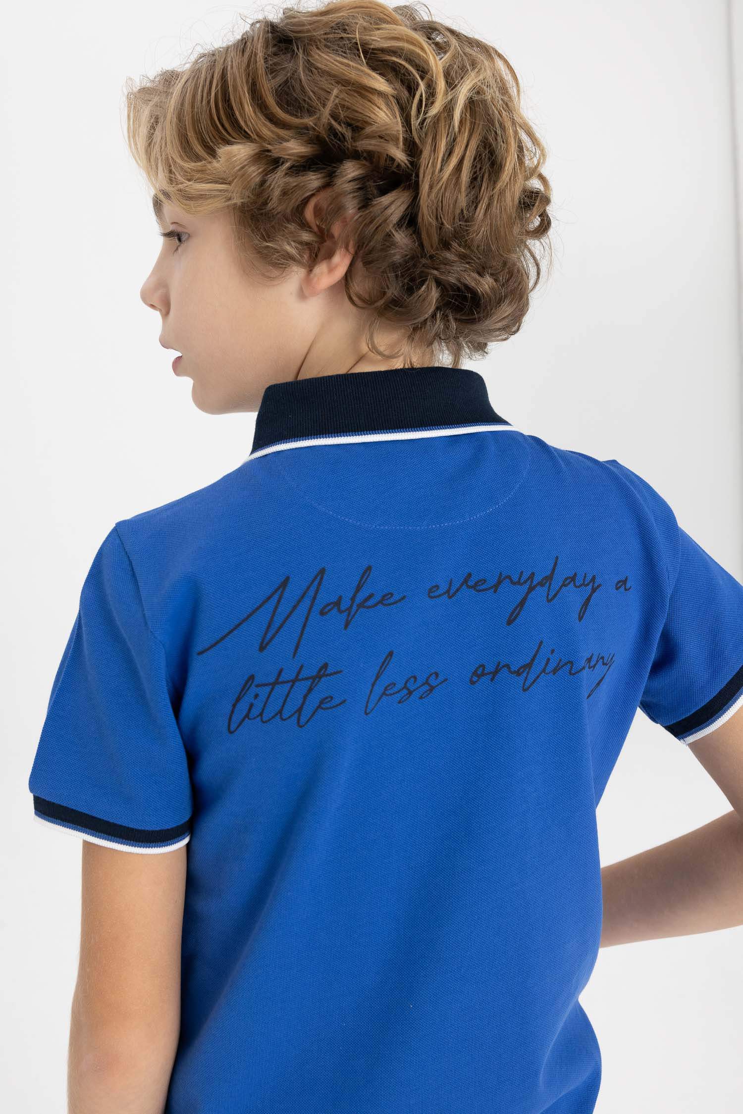 Boy Pique Short Sleeve Polo T-Shirt