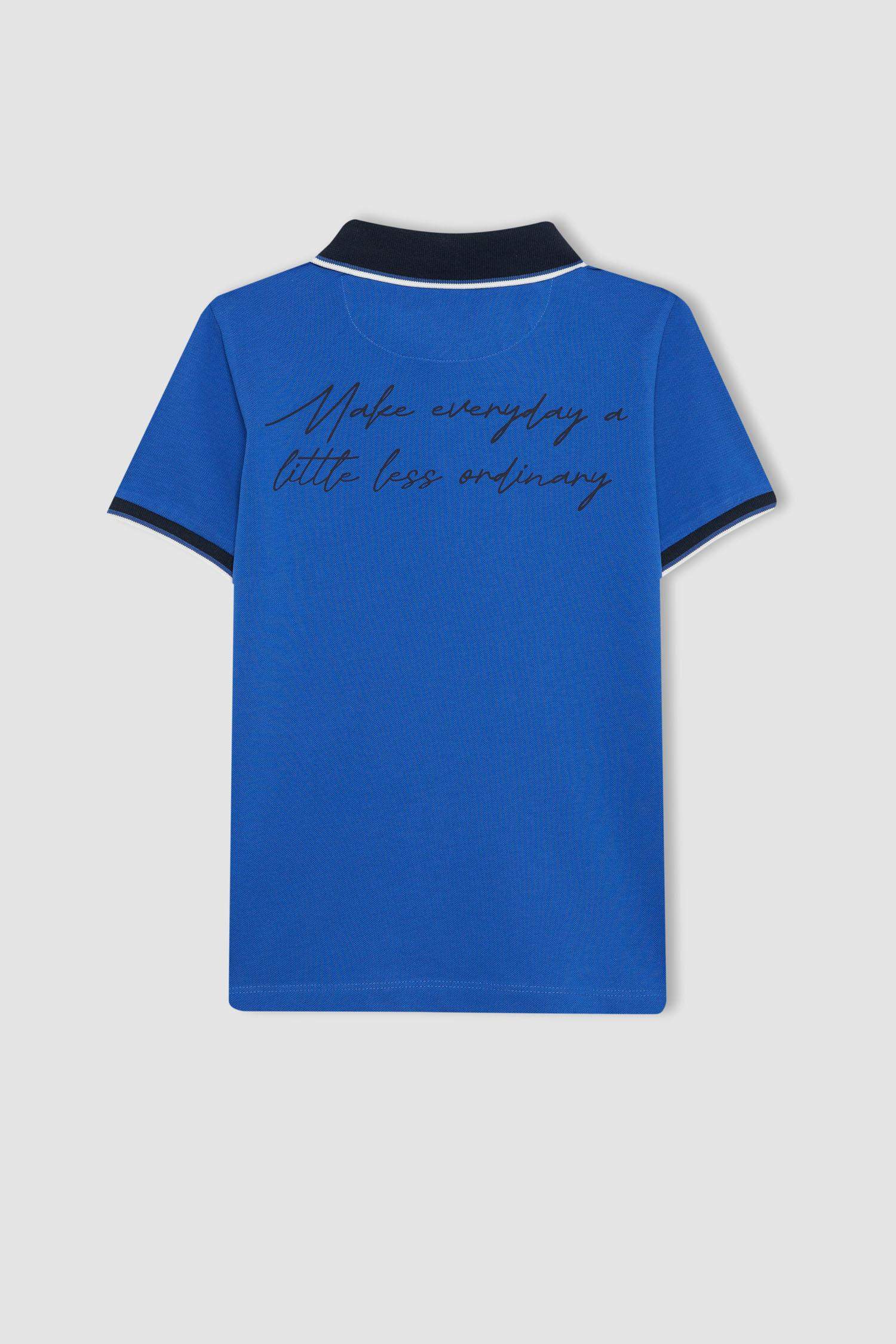 Boy Pique Short Sleeve Polo T-Shirt