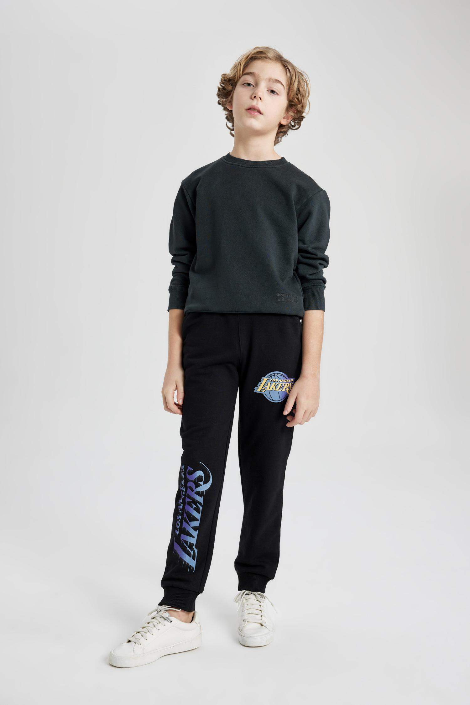 Erkek Çocuk NBA Los Angeles Lakers Baskılı Eşofman Altı