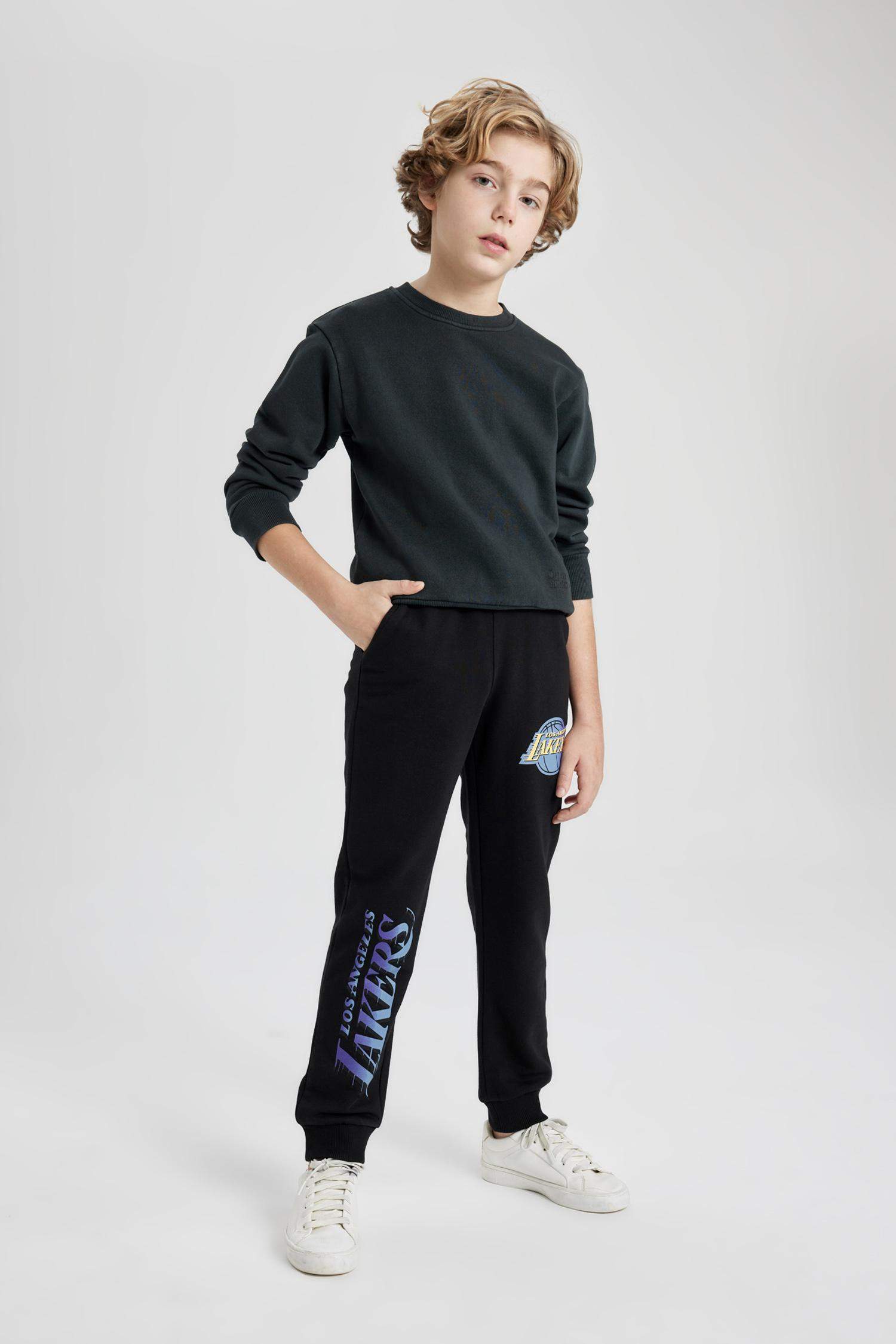 Erkek Çocuk NBA Los Angeles Lakers Baskılı Eşofman Altı