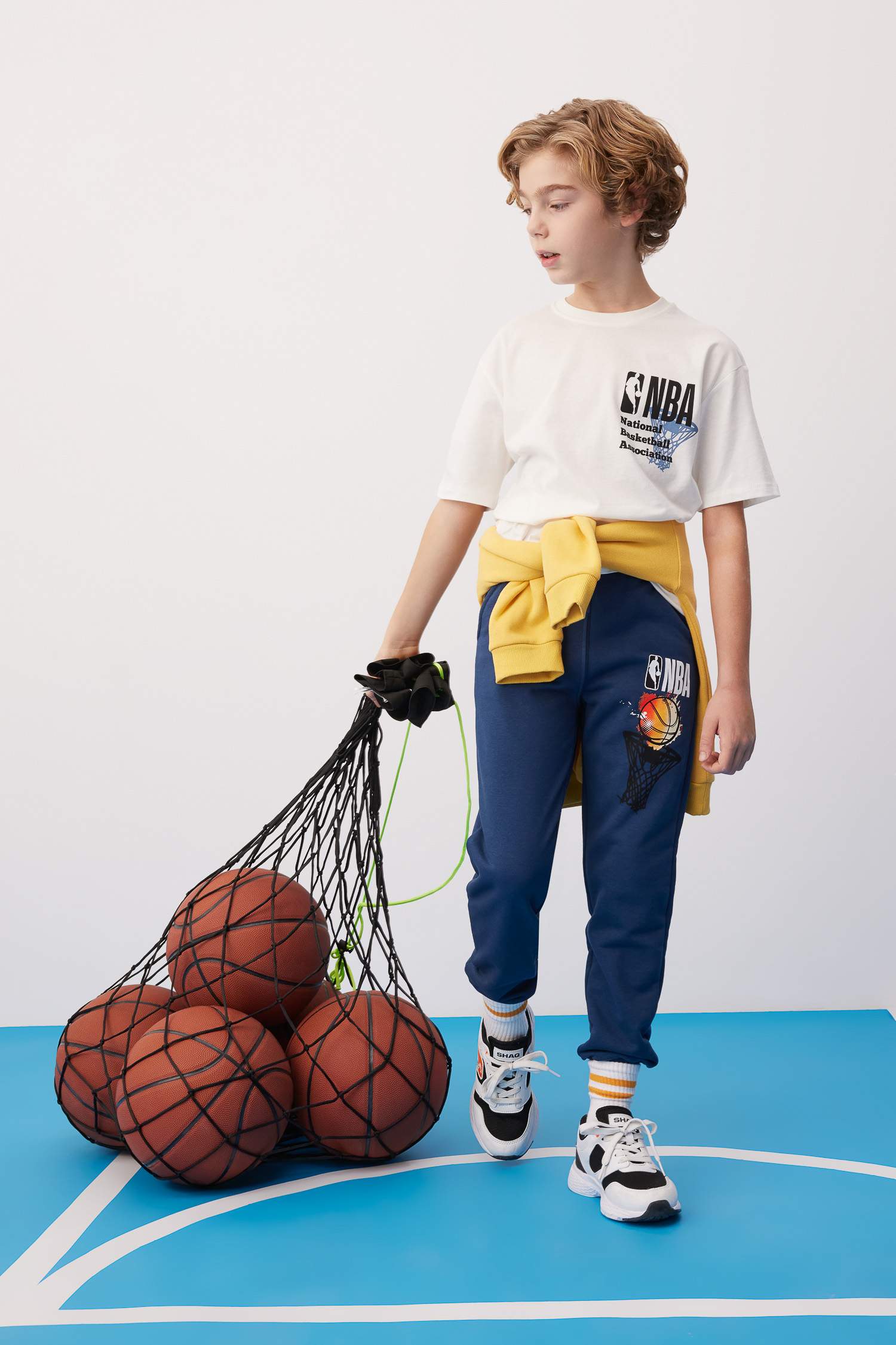 Boy NBA Wordmark Sweatpants