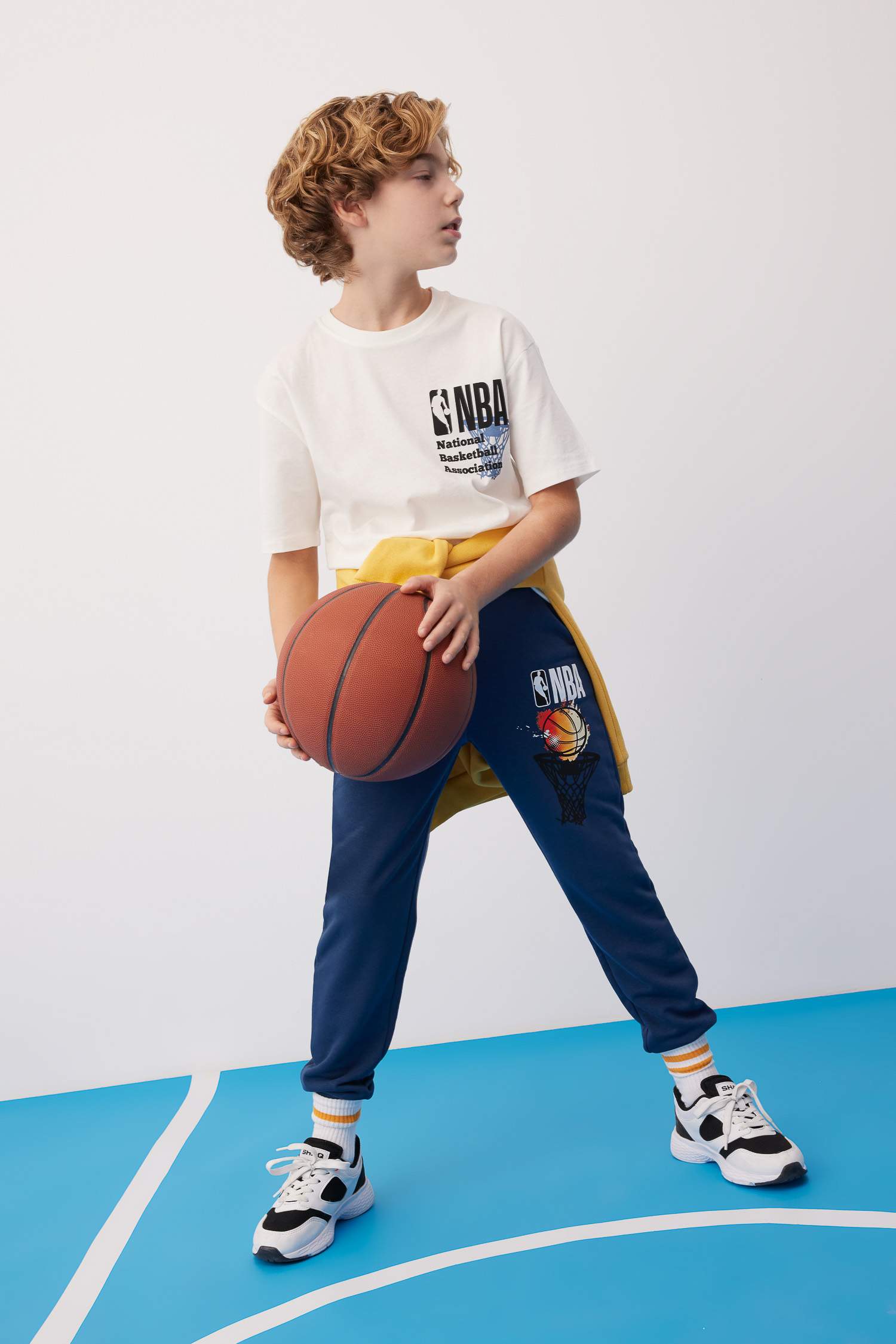 Boy NBA Wordmark Sweatpants