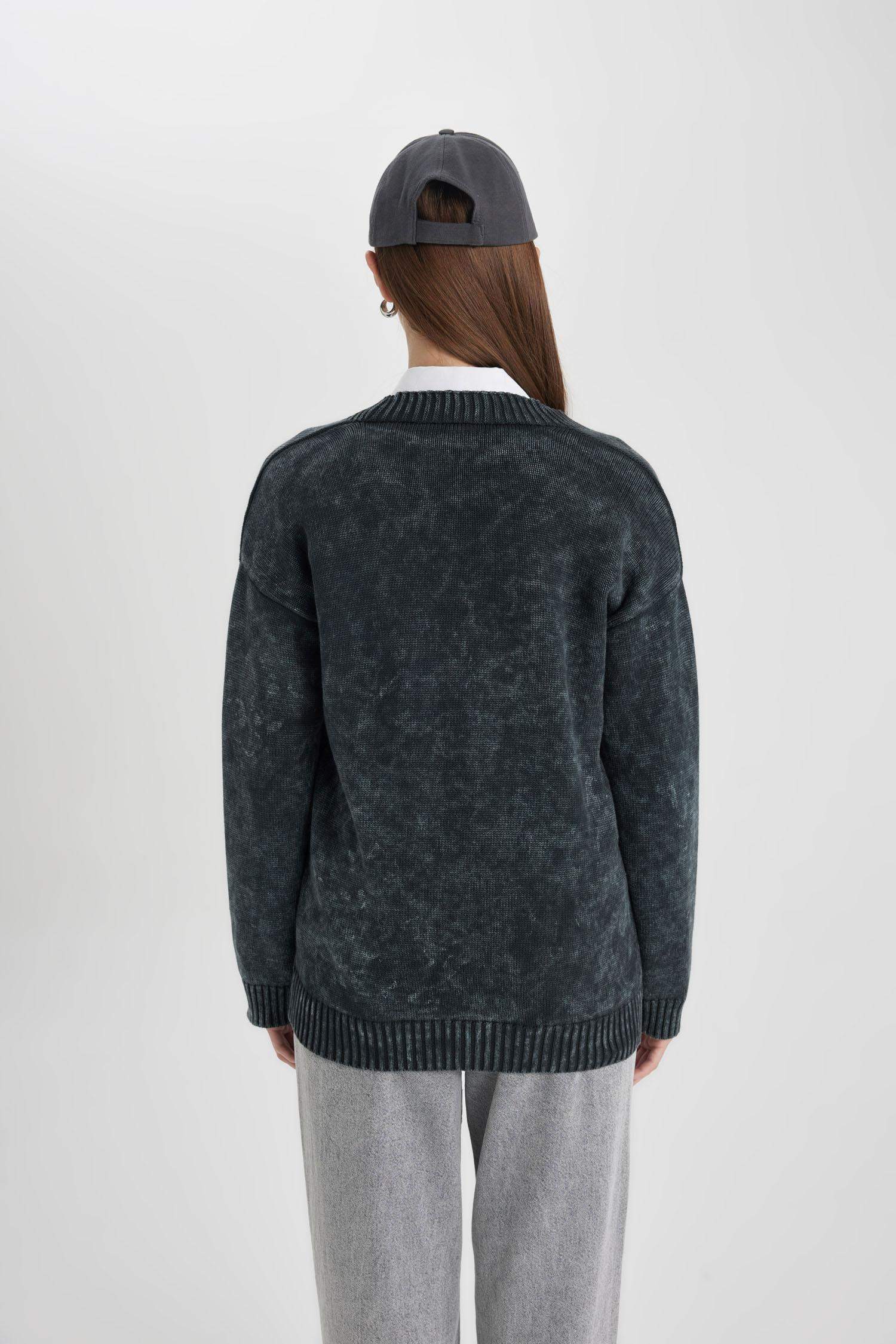 Regular Fit V-Neck Cardigan