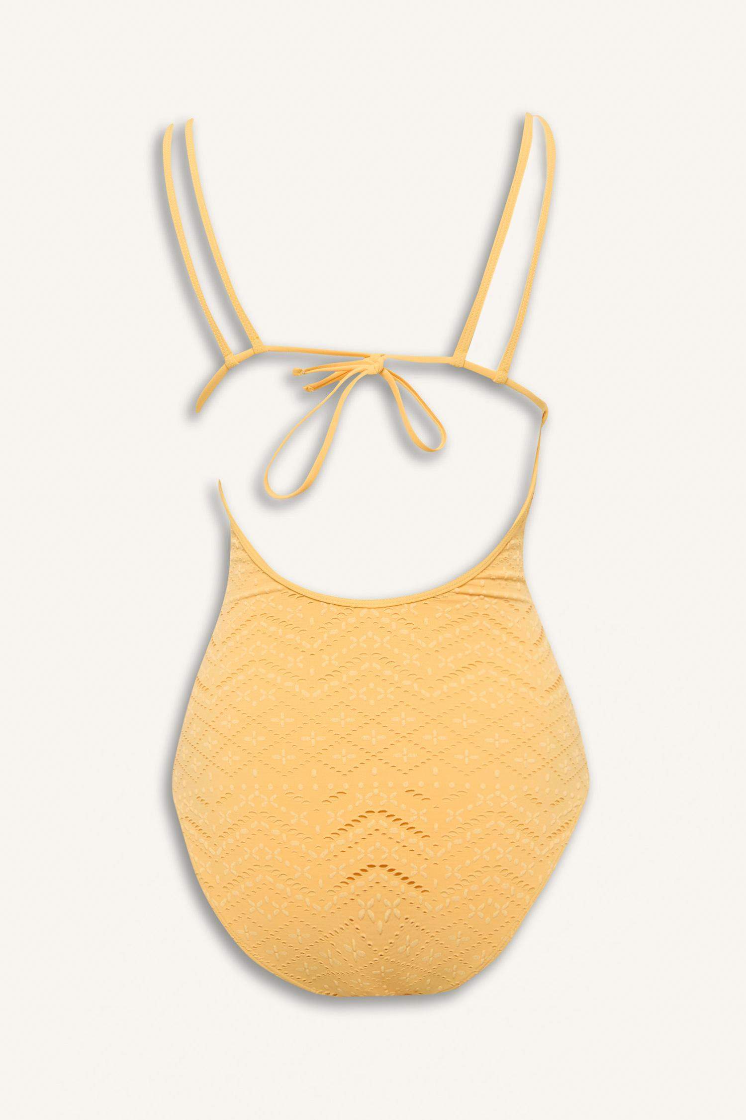 Regular Fit Nakışlı Brodeli Mayo