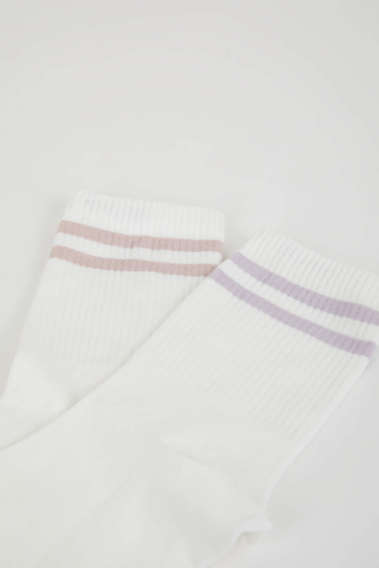 Kadın 2'li Pamuklu Uzun Çorap