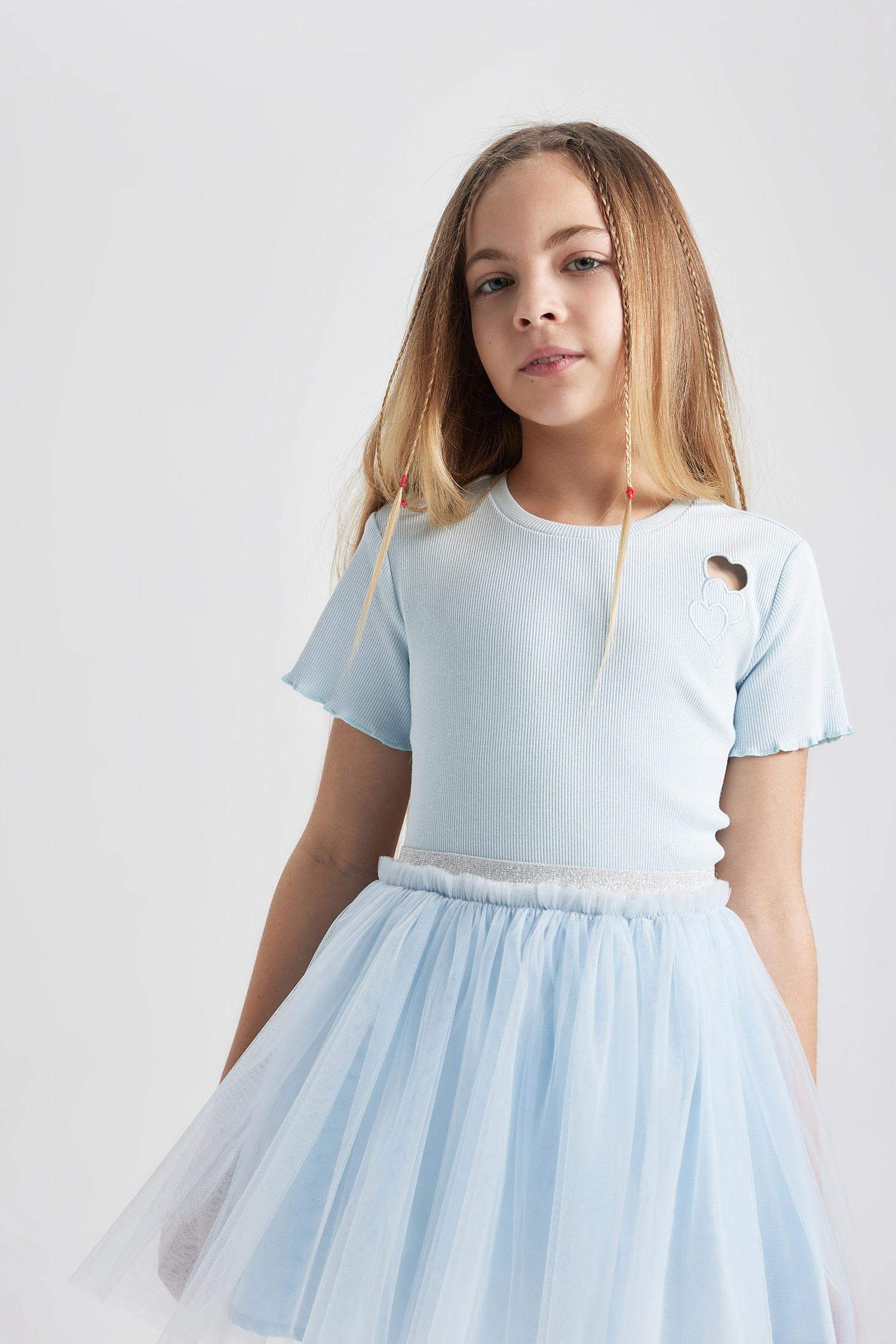 Slim Fit Embroidered Short Sleeve T-Shirt