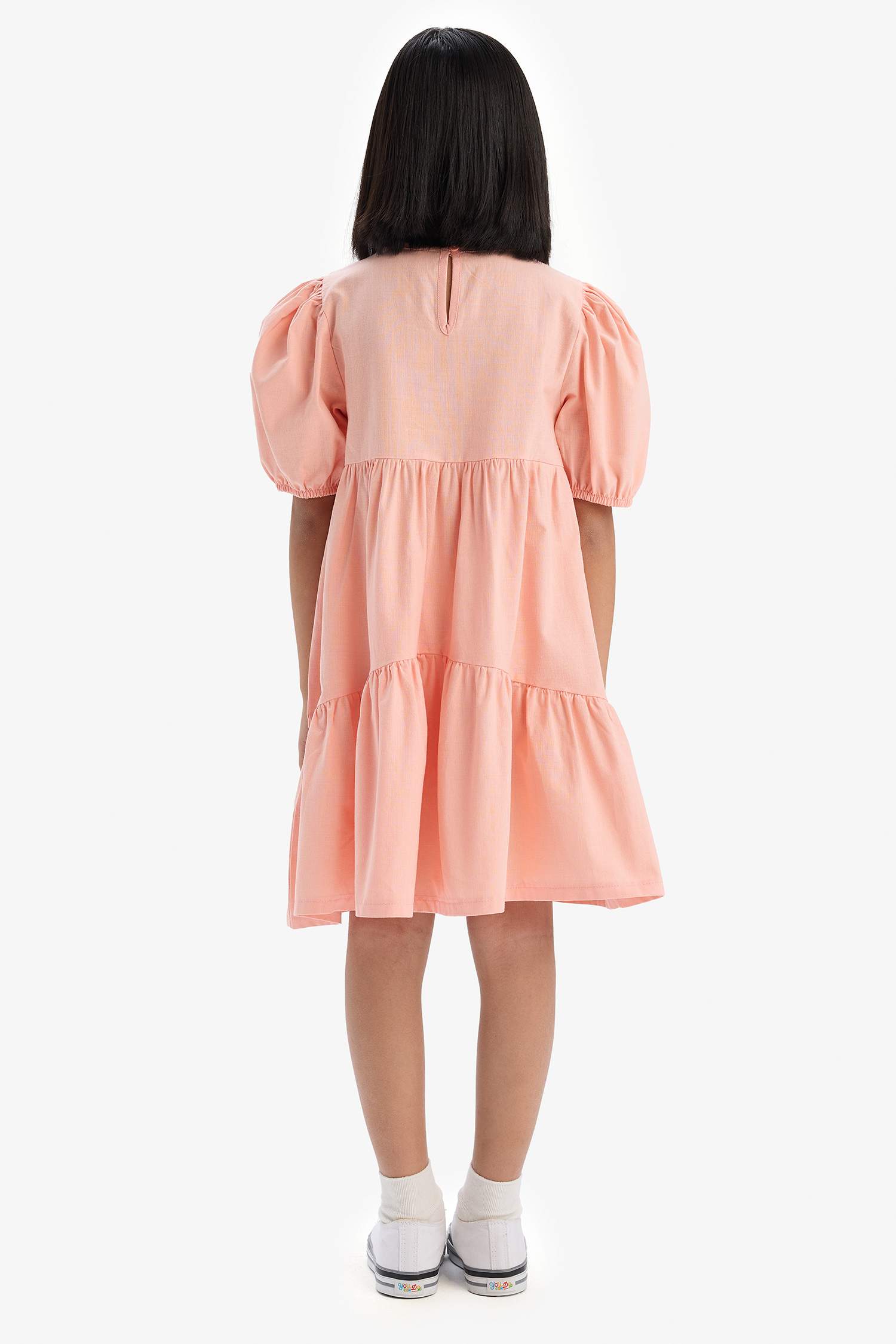 Regular Fit Short Sleeve Woven Dress
