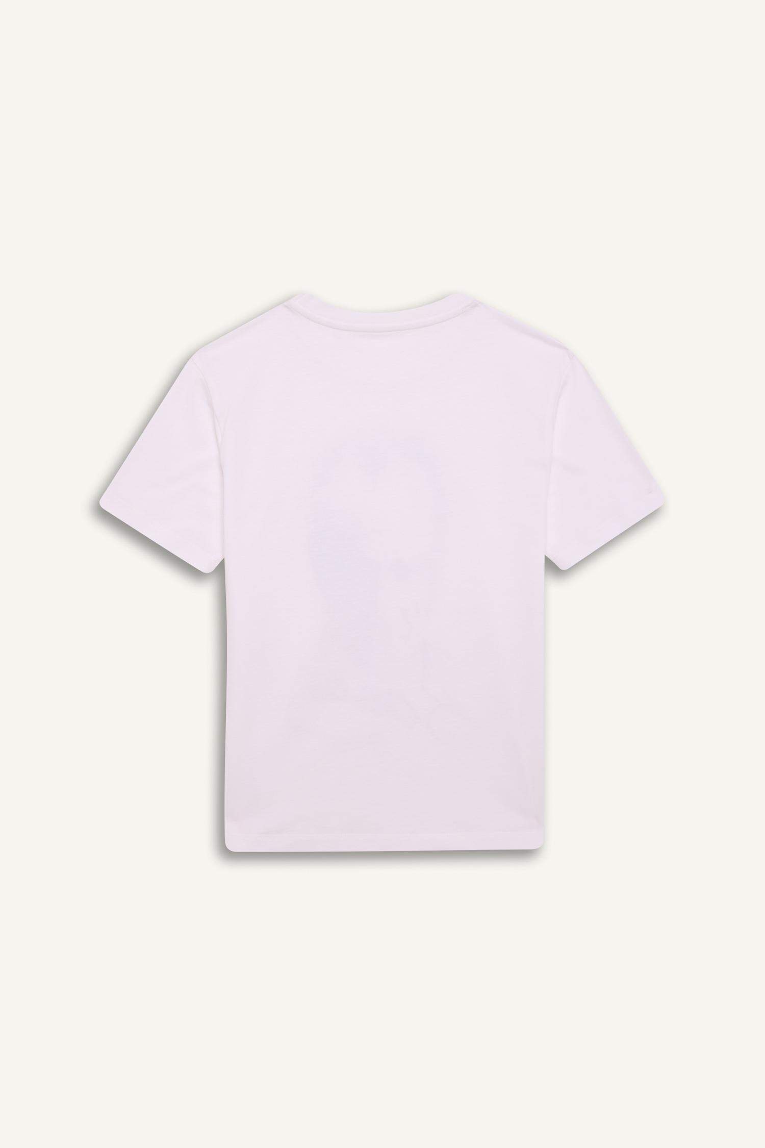 Erkek Çocuk Bisiklet Yaka Atatürk Baskılı Kısa Kollu Tişört