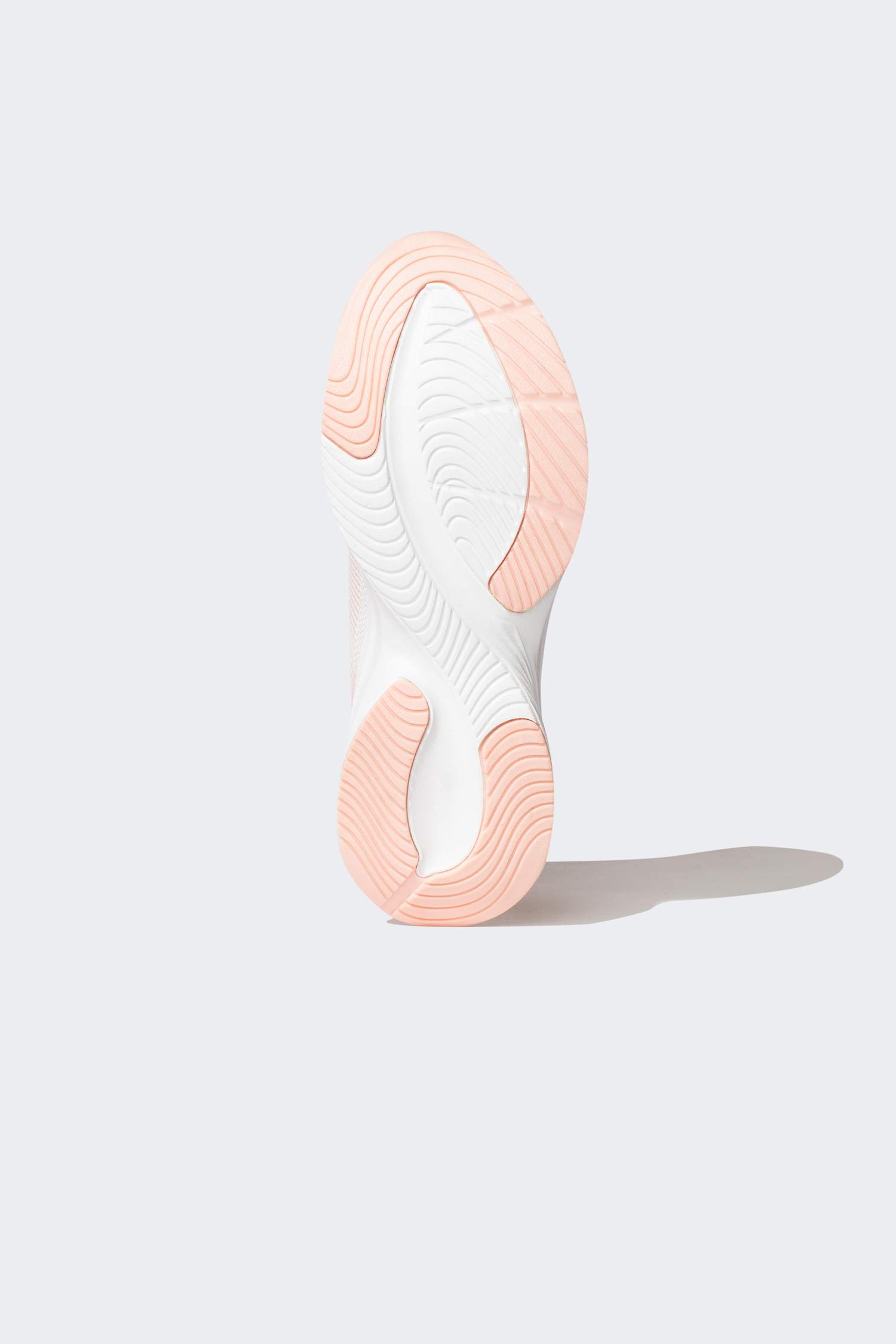 Woman Serrated Sole Lace Up Sports Shoes