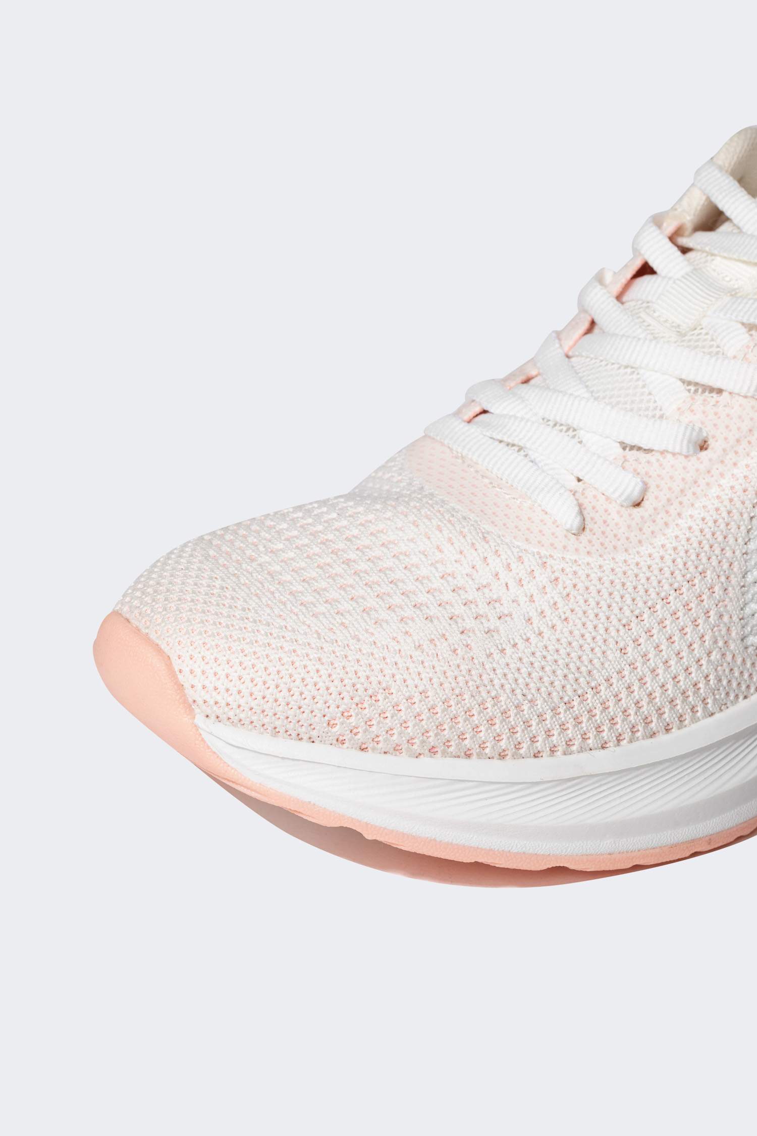 Woman Serrated Sole Lace Up Sports Shoes