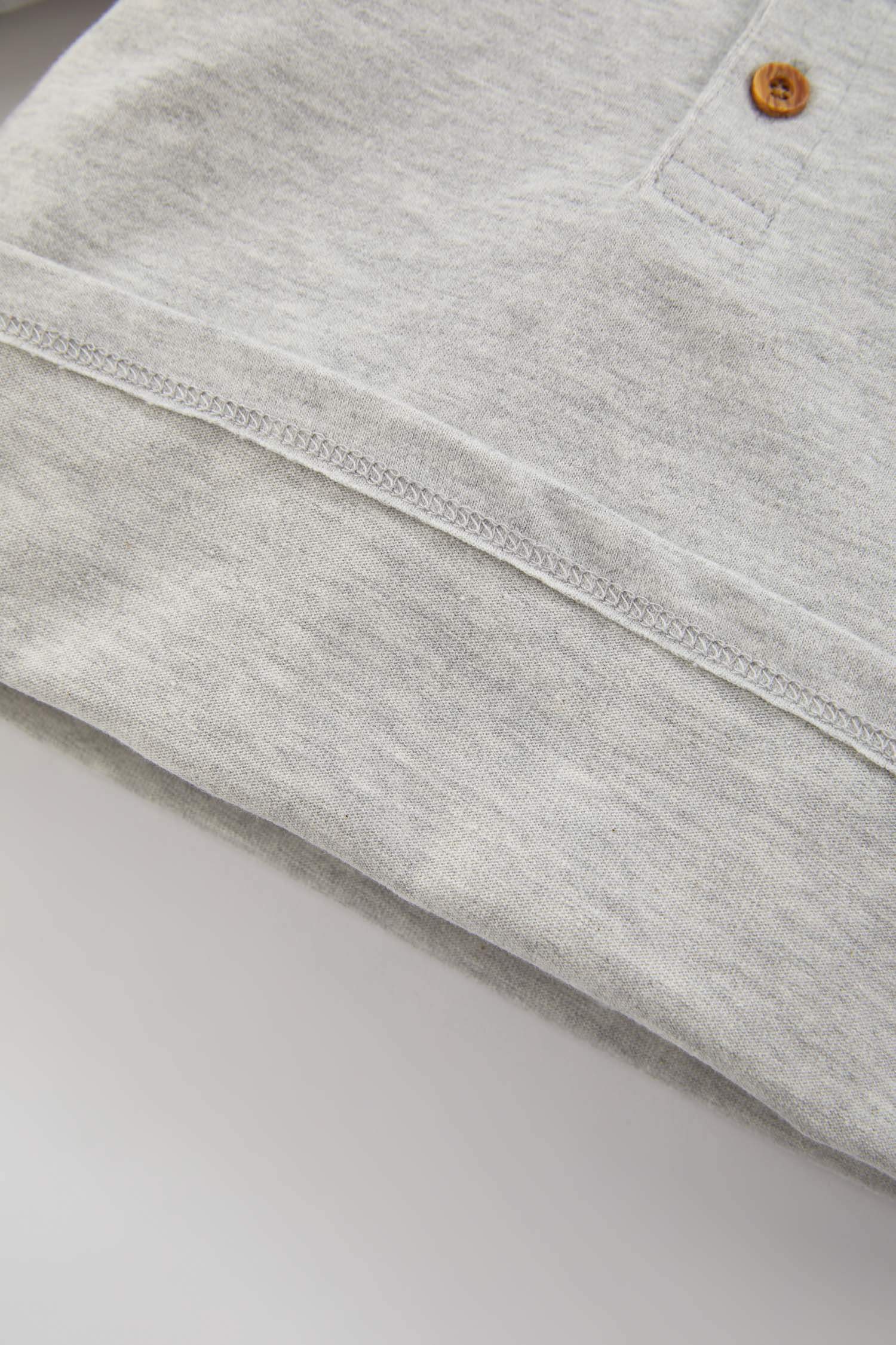 T-Shirt Manches Longues à Col Boutonné Pour Bébé Garçon