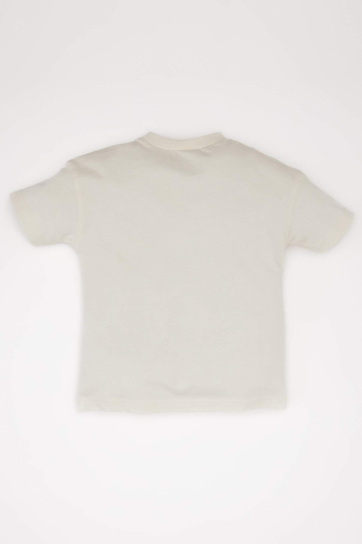 تيشيرت نص ردن قصة عادية بياقة مستديرة