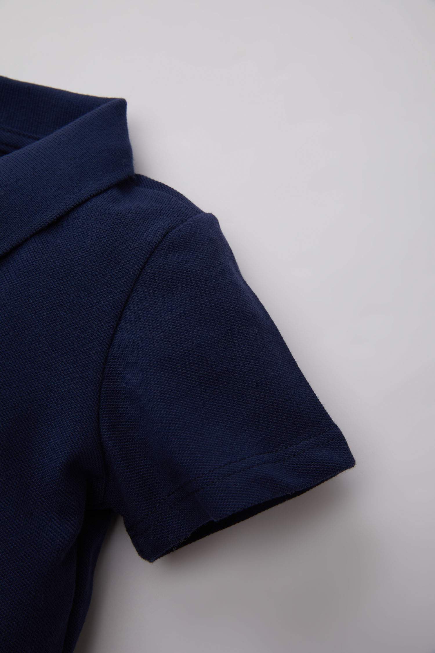 Baby Boy Polo Neck Pique Short Sleeve T-Shirt