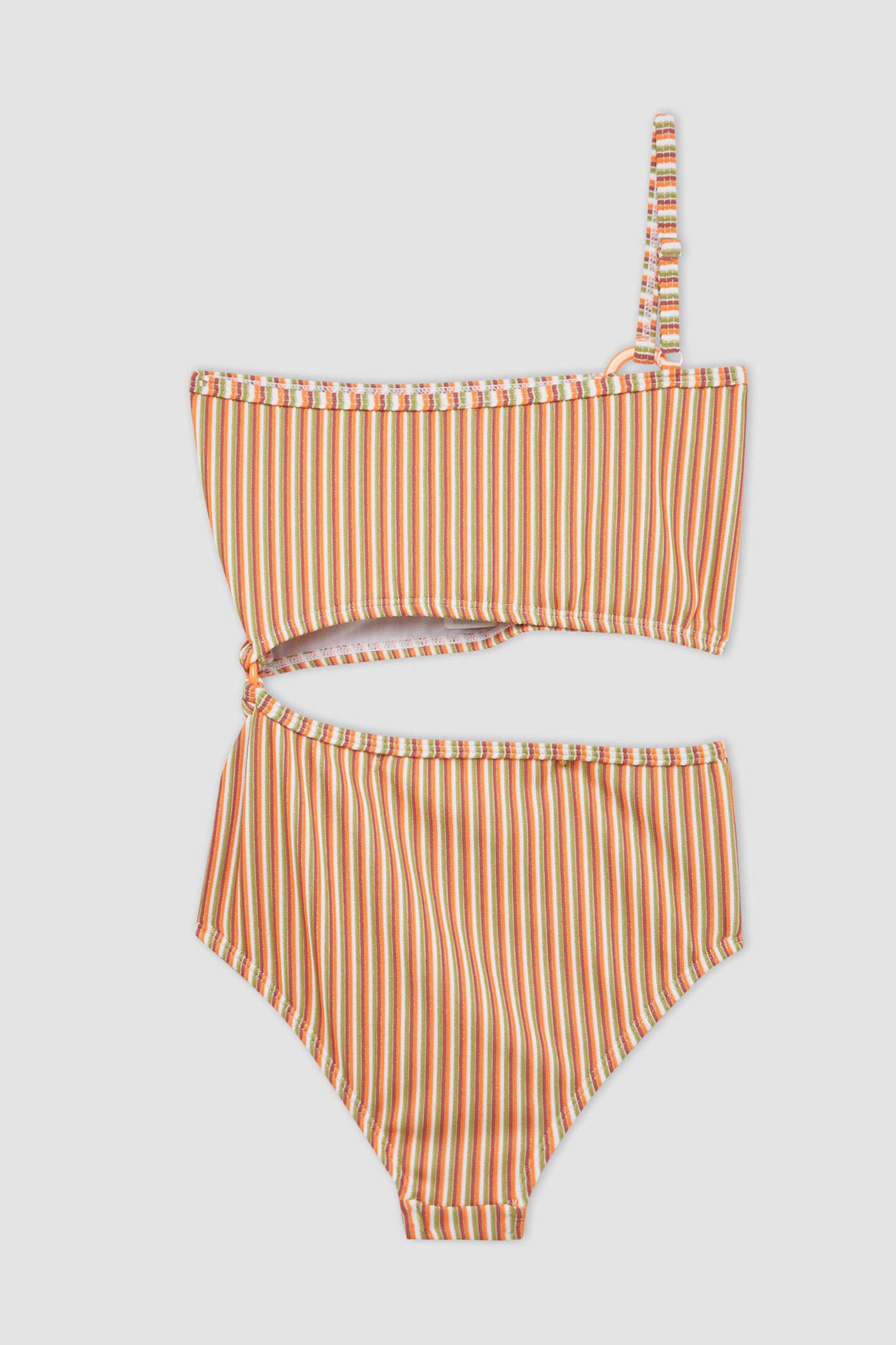 Girl Striped Swimsuit