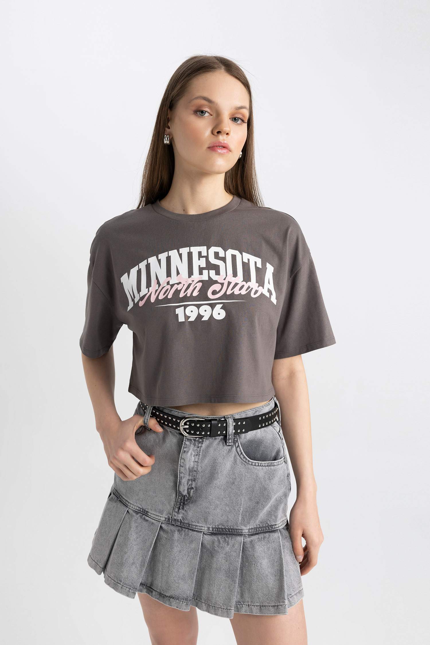 Coool Oversize Geniş Kalıp Baskılı Kısa Kollu Tişört