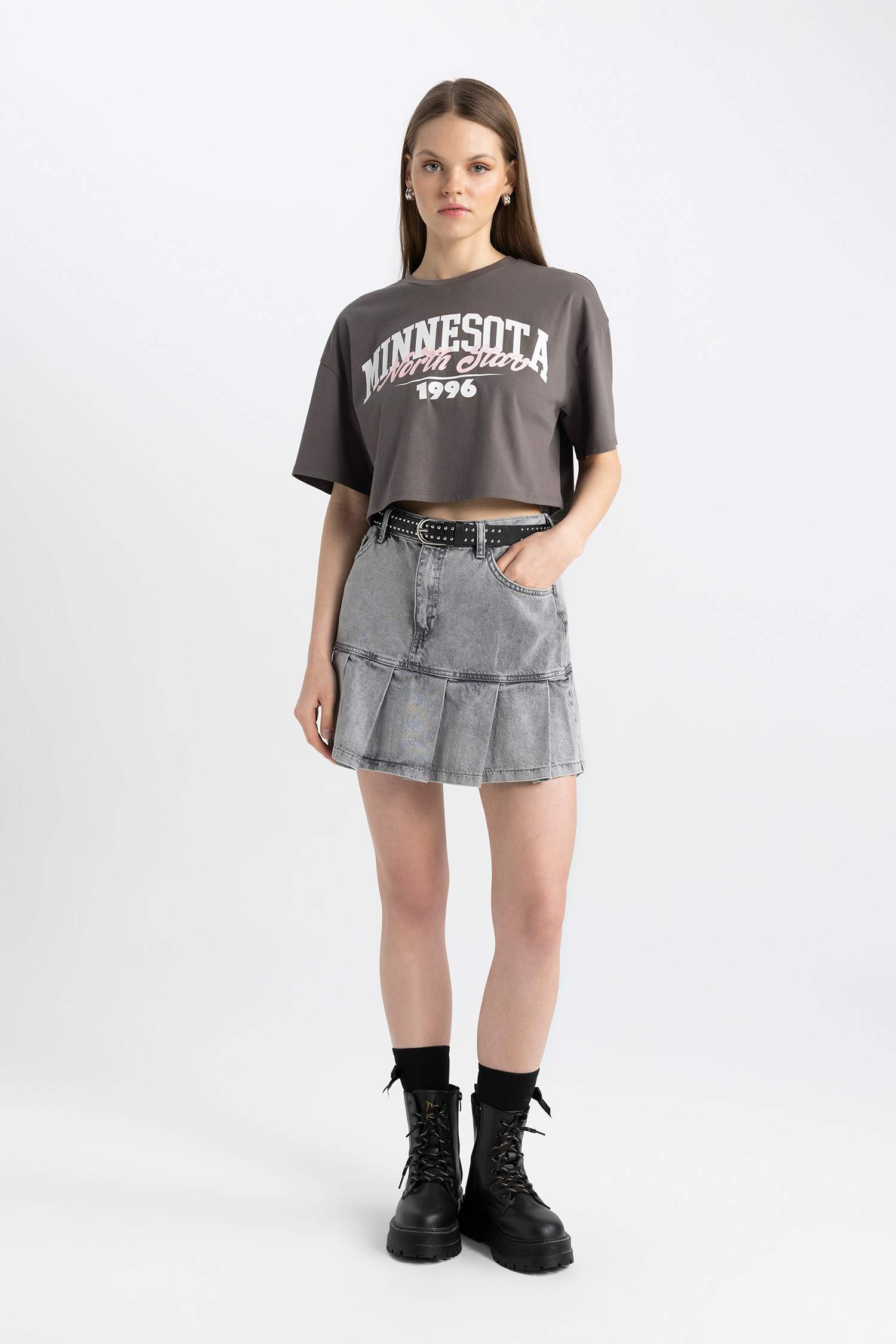 Coool Oversize Geniş Kalıp Baskılı Kısa Kollu Tişört