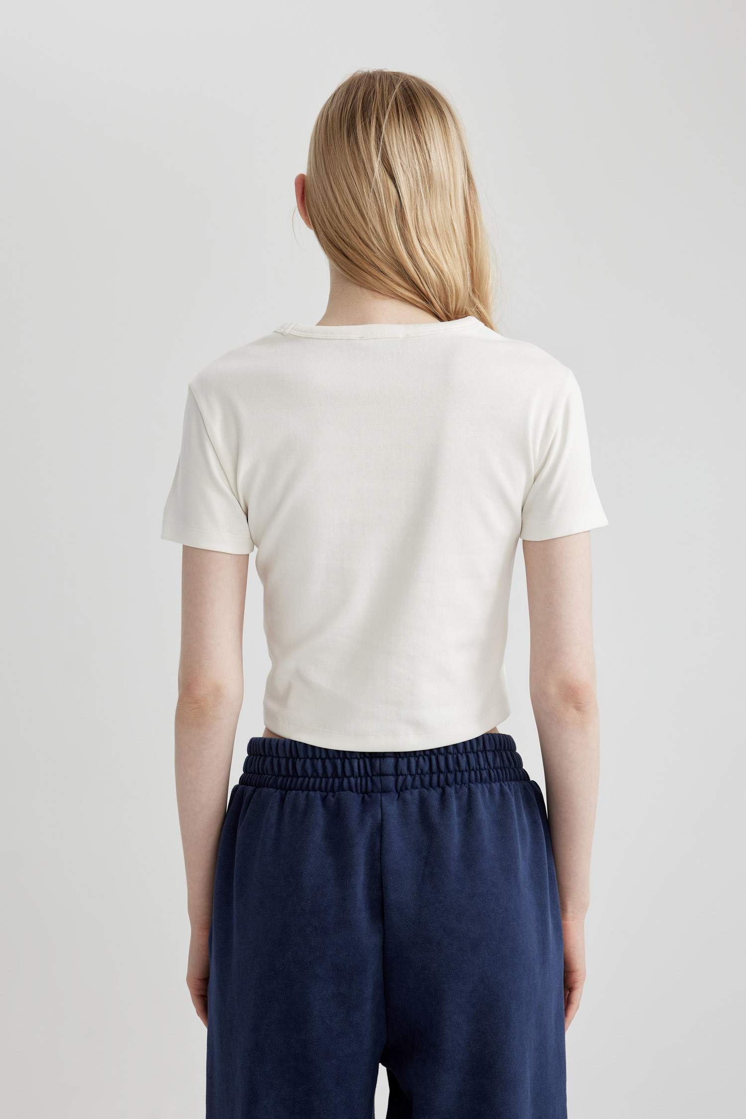 Fitted Printed Short Sleeve T-Shirt