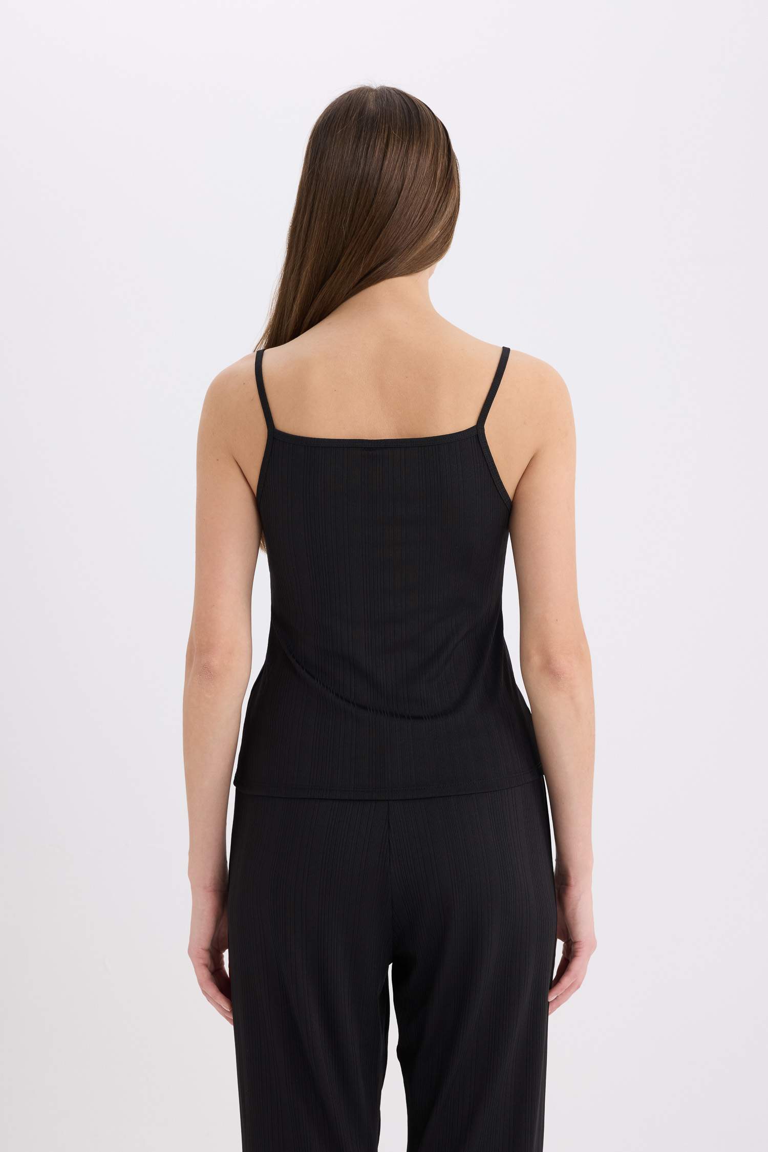 Yılbaşı Temalı Askılı Pijama Üstü